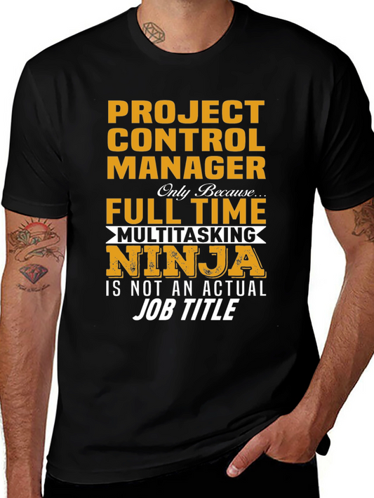 Project Control Manager Ninja T-Shirt