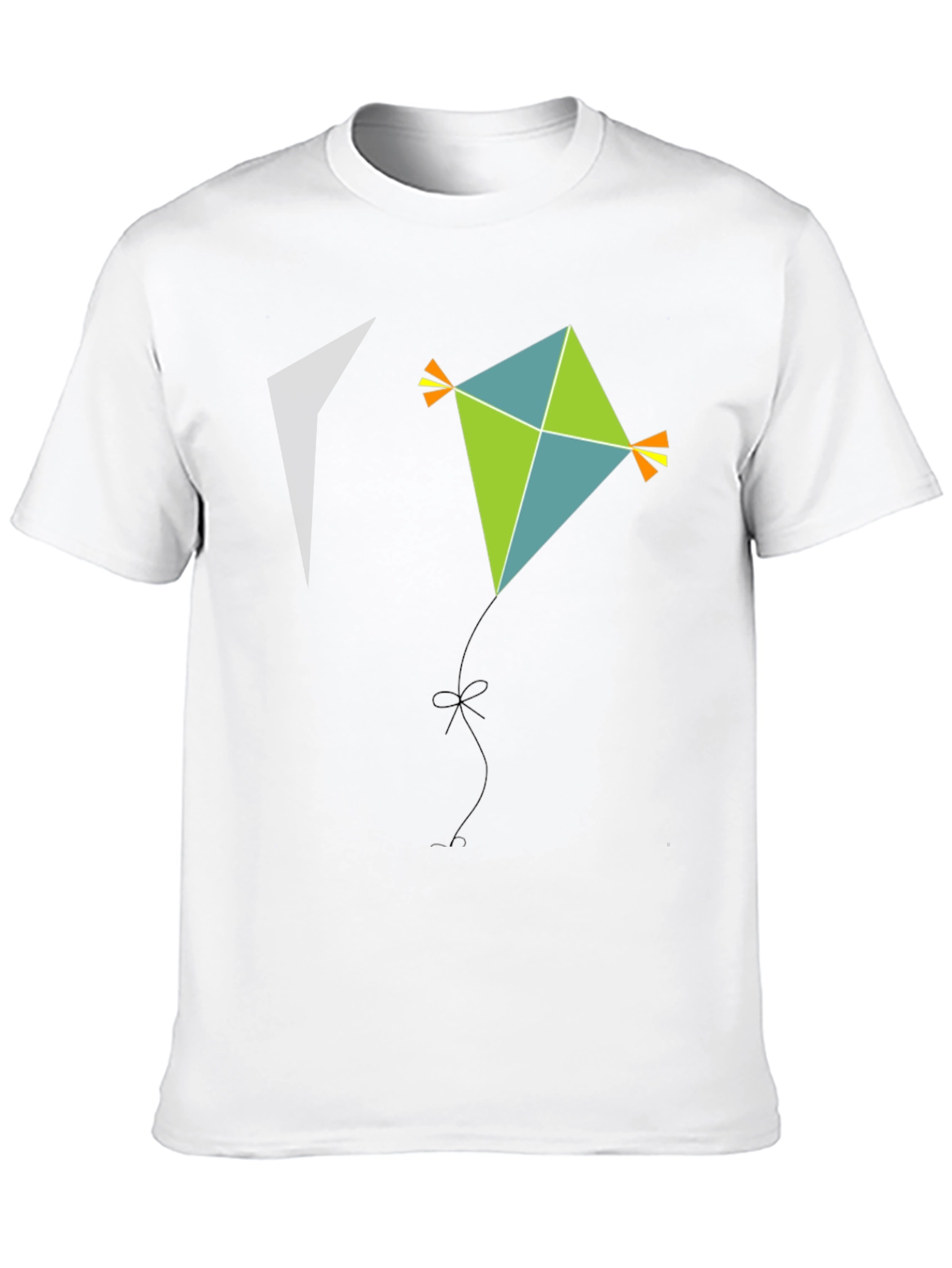 Kite Graphic Tee - Black Cotton Casual Wear