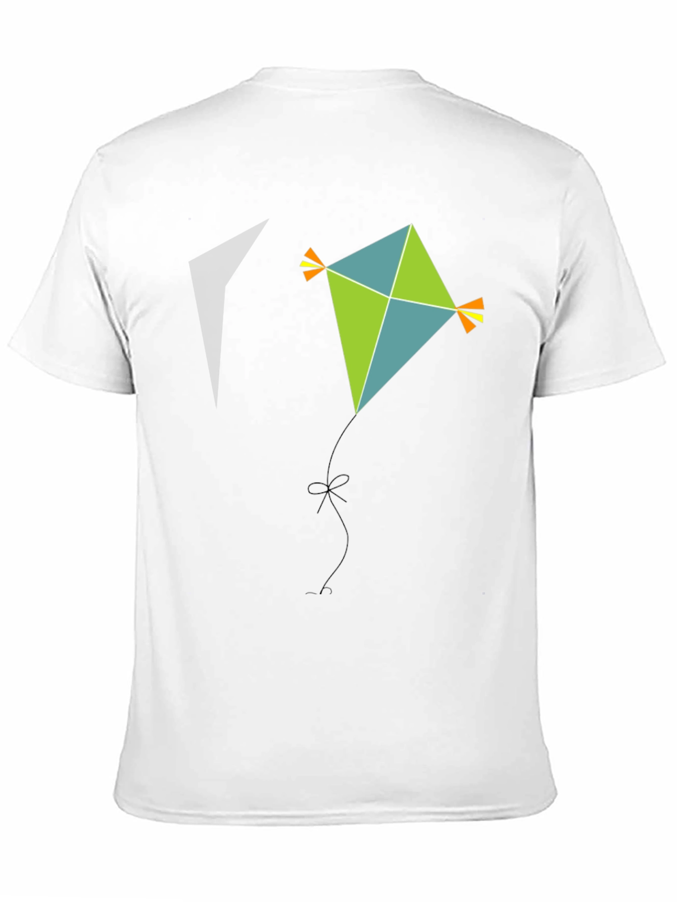 Kite Graphic Tee - Black Cotton Casual Wear
