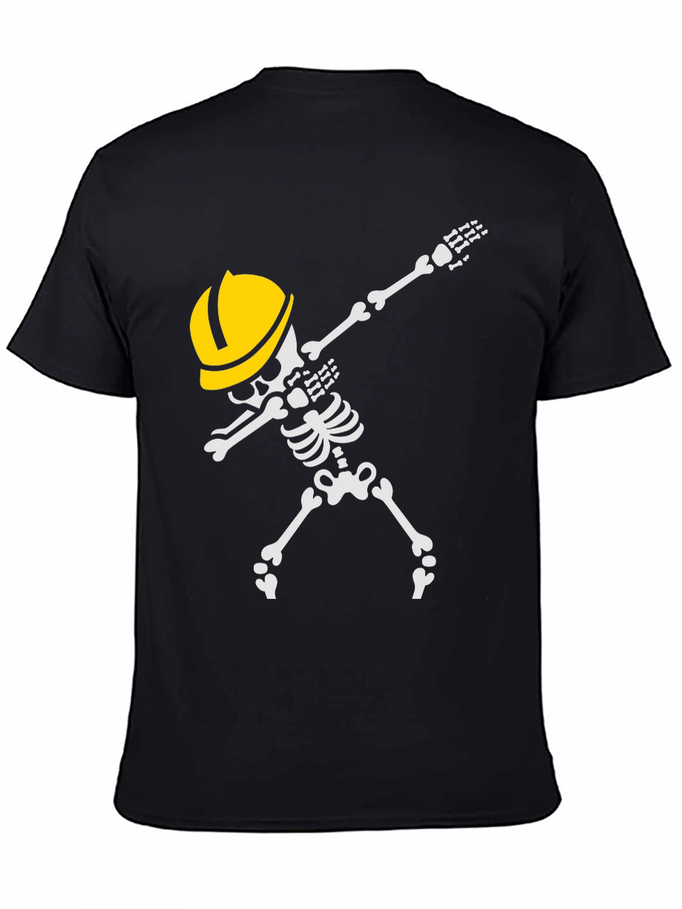 Construction Skeleton Dabbing T-Shirt