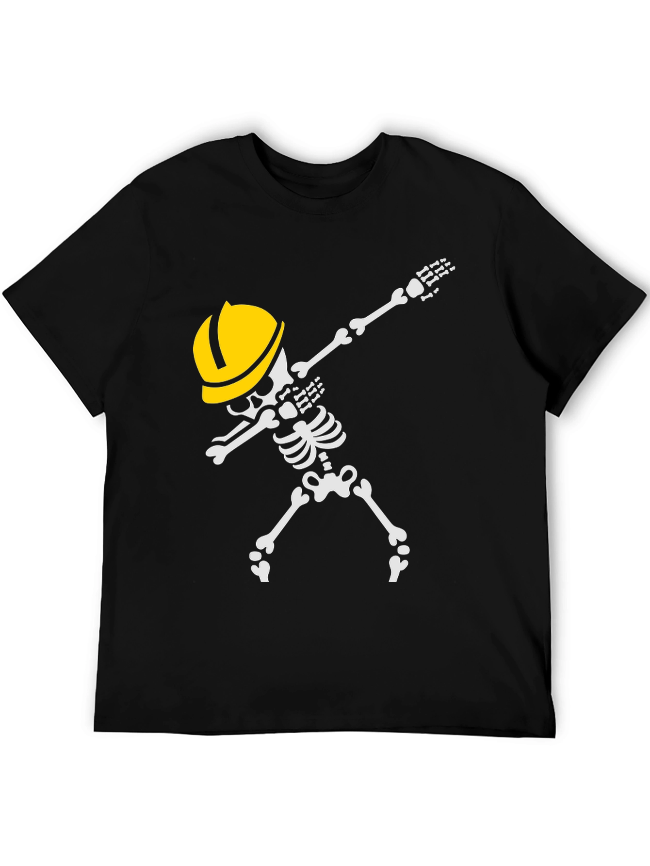 Construction Skeleton Dabbing T-Shirt