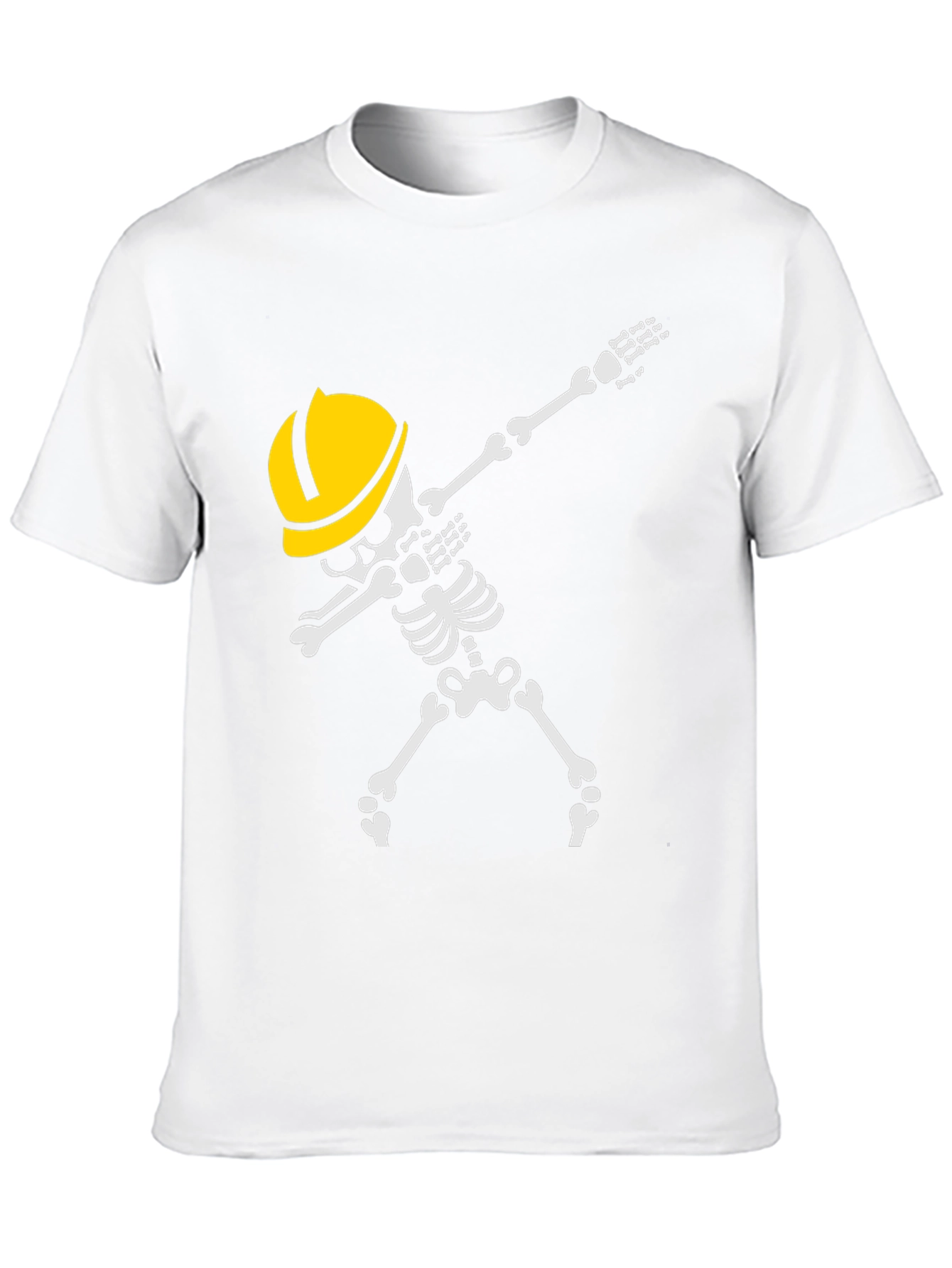 Construction Skeleton Dabbing T-Shirt
