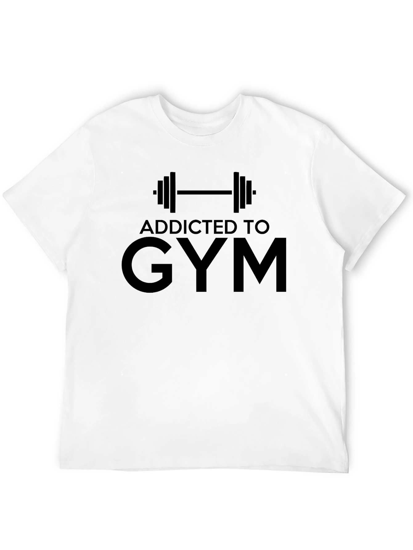 Addicted to Gym Black T-Shirt