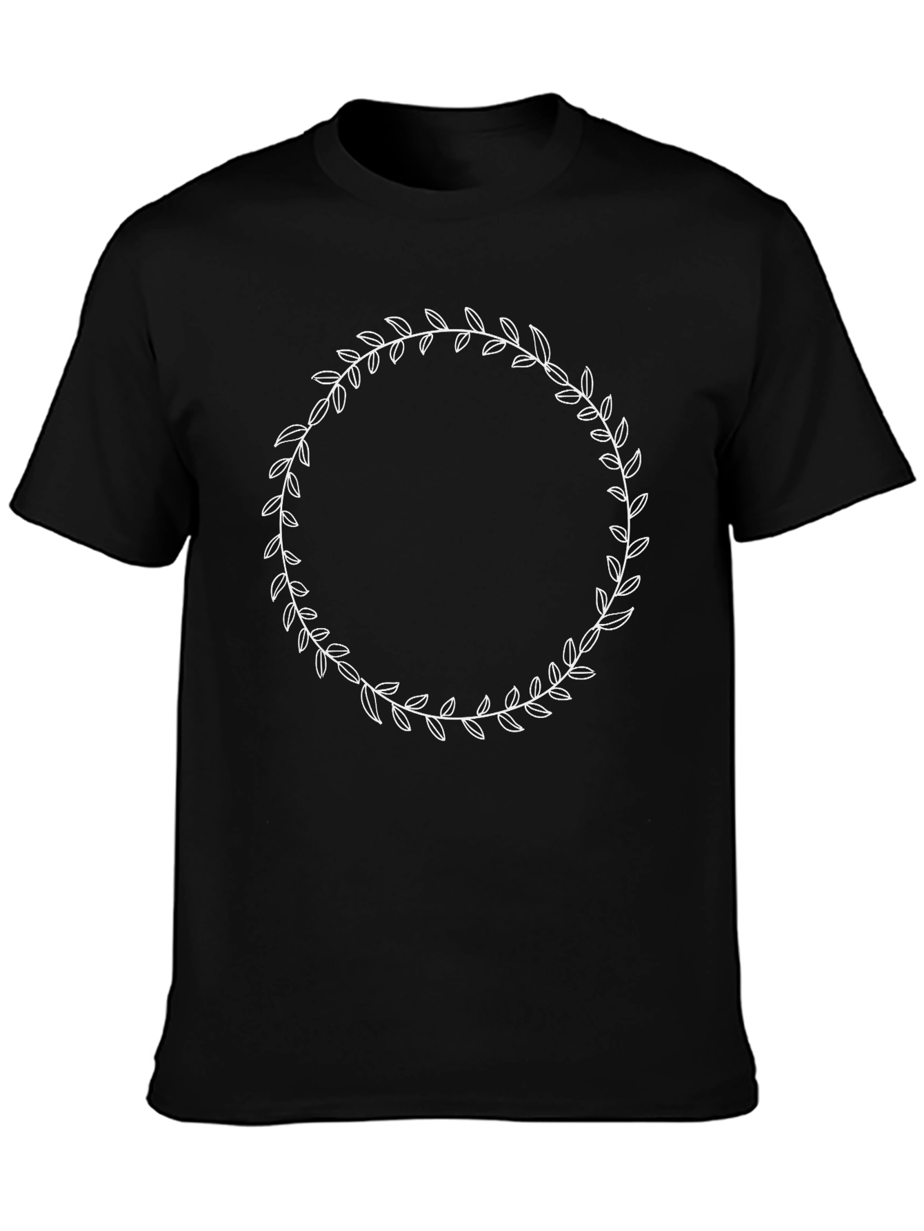 Leaf Wreath Graphic T-Shirt