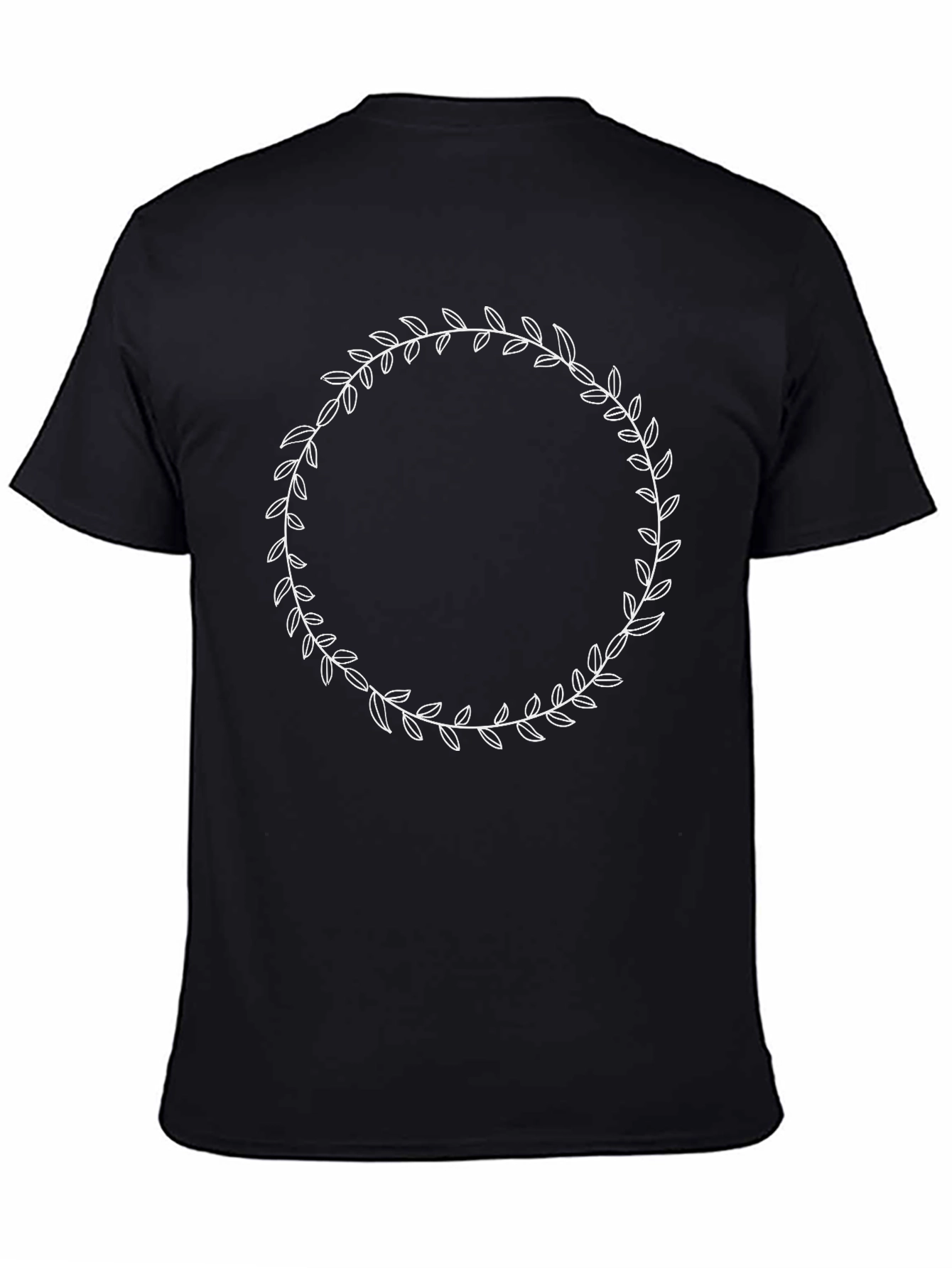 Leaf Wreath Graphic T-Shirt