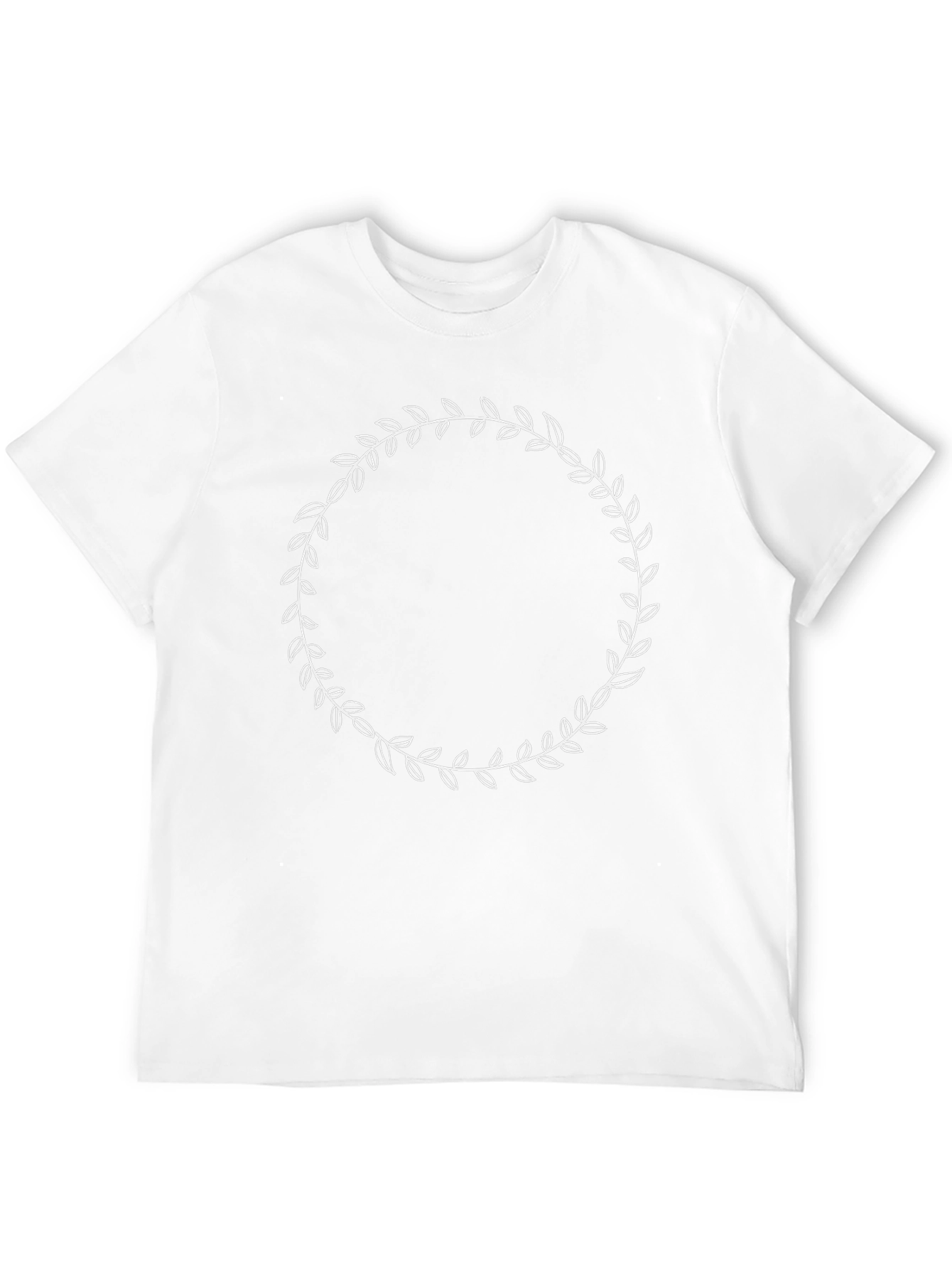 Leaf Wreath Graphic T-Shirt