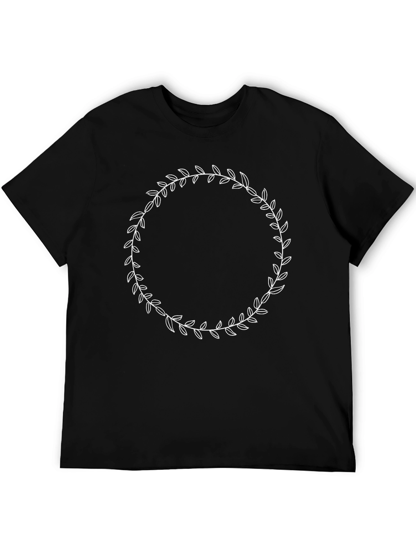 Leaf Wreath Graphic T-Shirt
