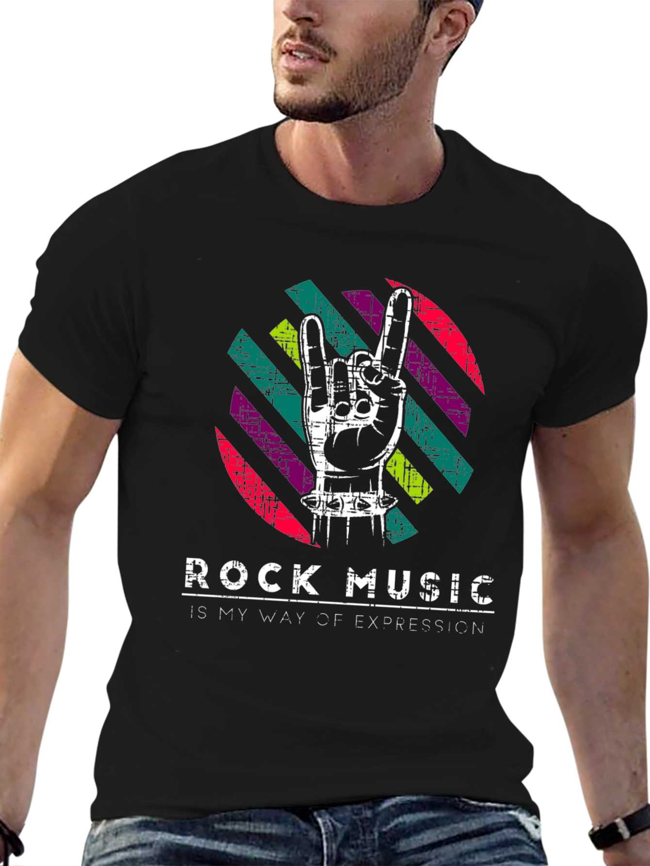 Rock Music Graphic T-Shirt - Expression Tee