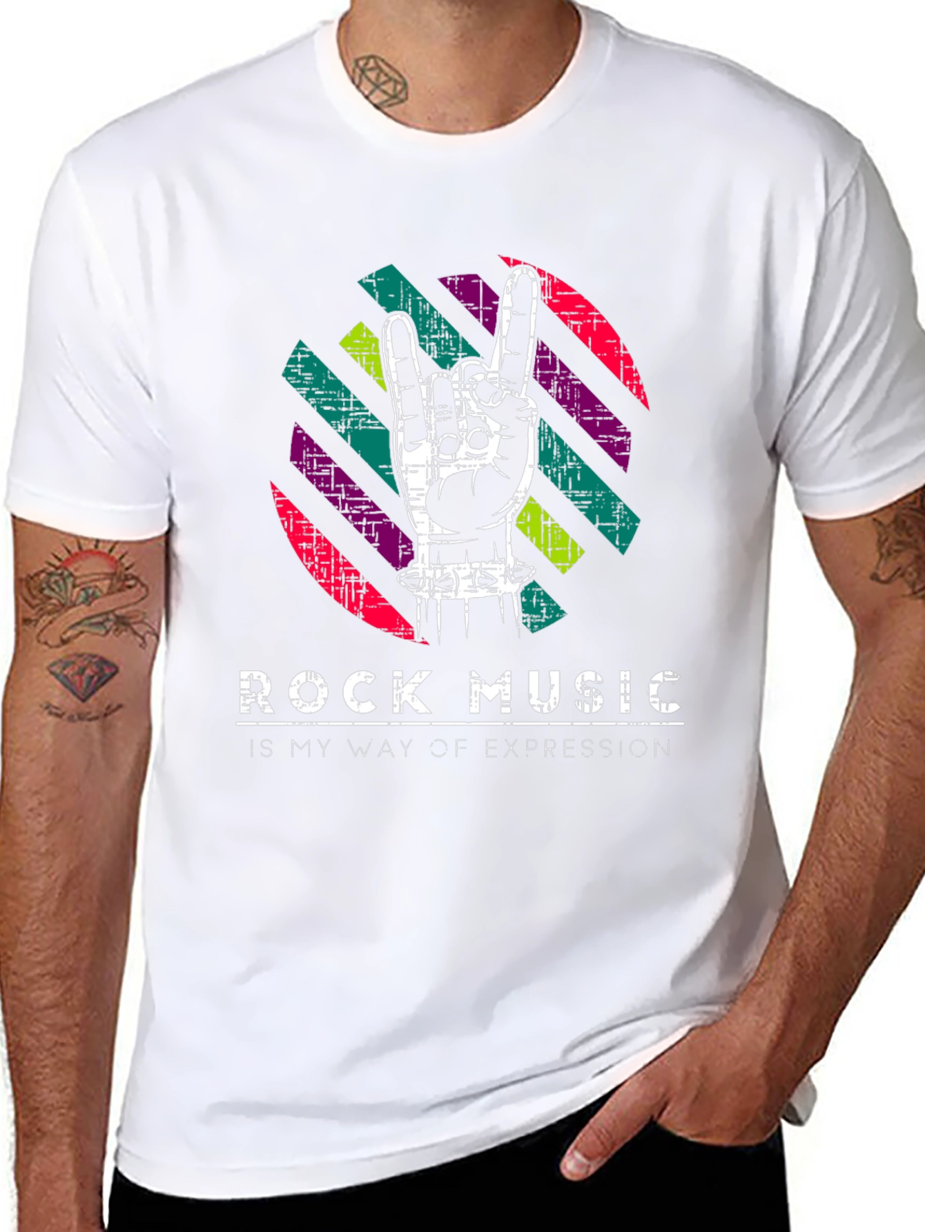 Rock Music Graphic T-Shirt - Expression Tee