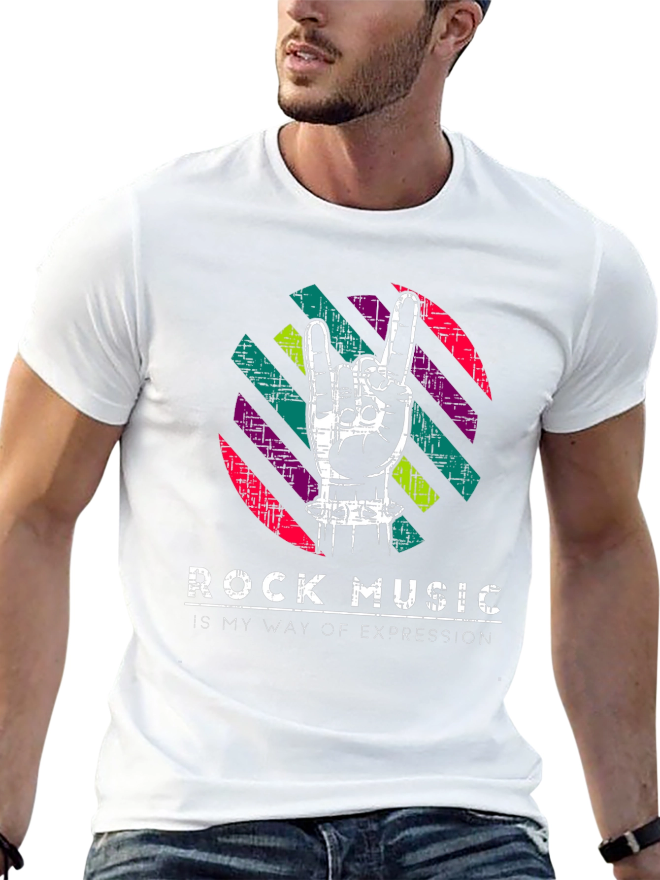 Rock Music Graphic T-Shirt - Expression Tee