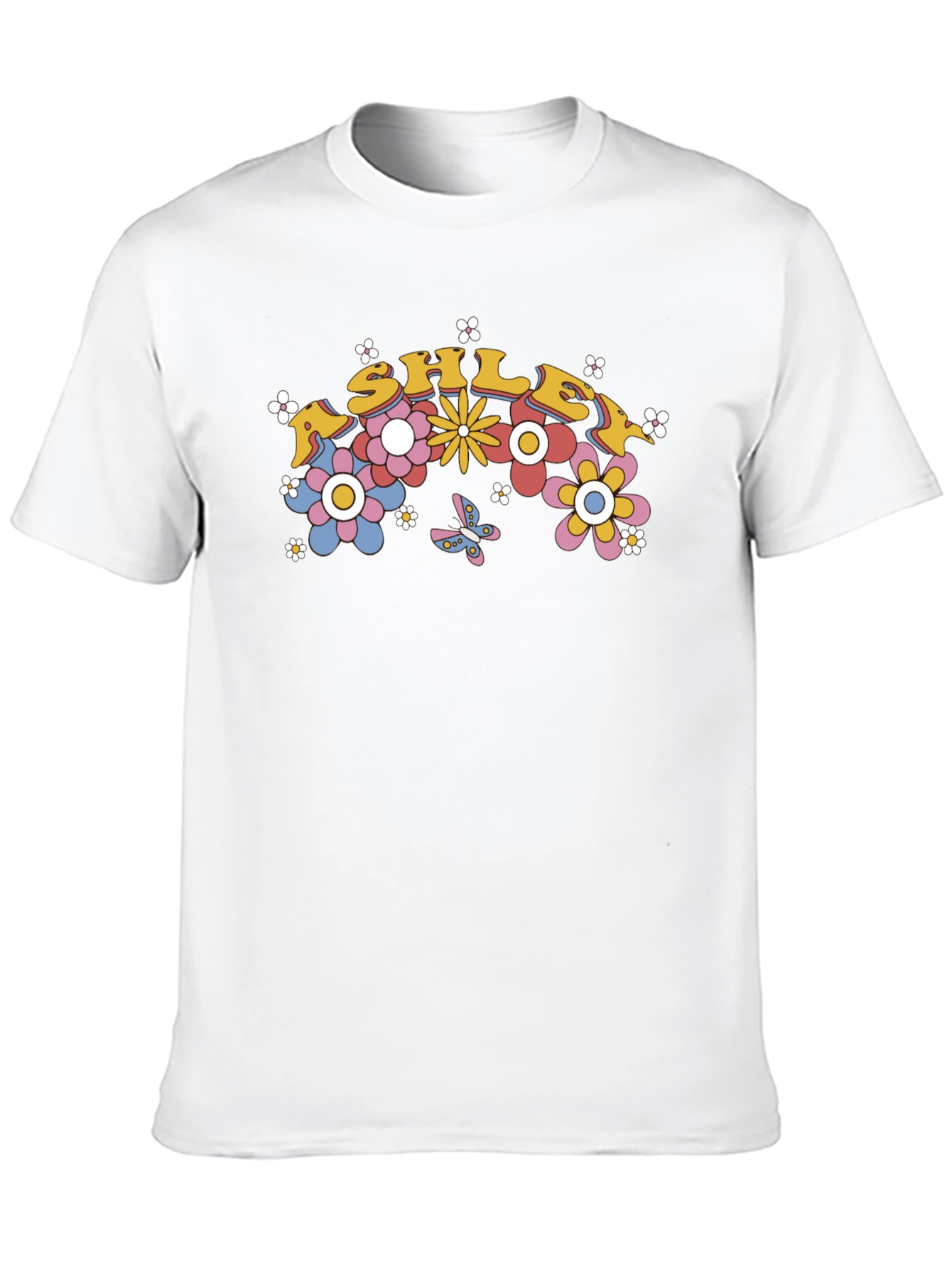 Ashley Floral Rainbow T-Shirt