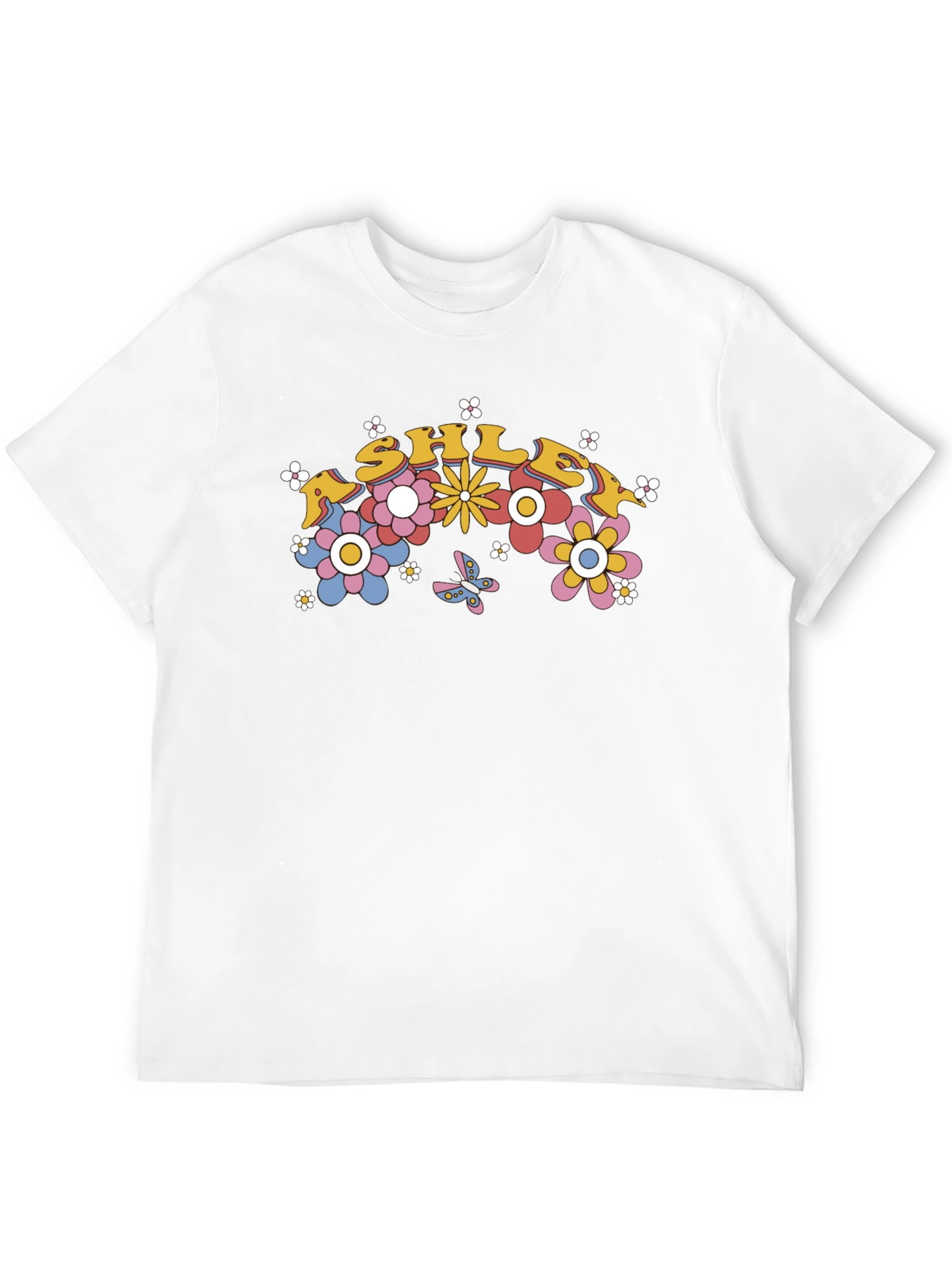 Ashley Floral Rainbow T-Shirt