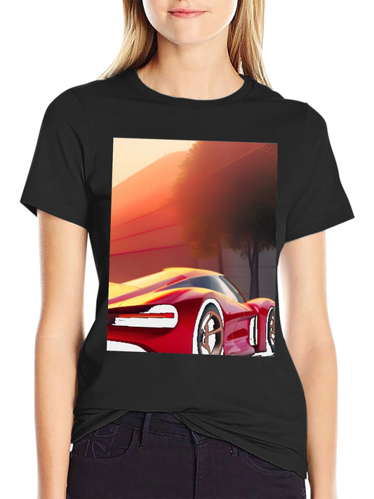 Sleek Car Graphic Tee - Modern Style