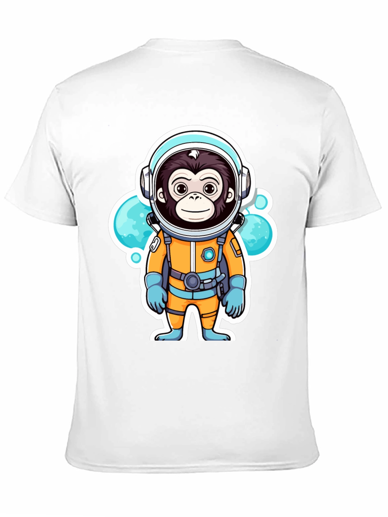 Monkey Astronaut T-Shirt - Space Adventure Graphic Tee