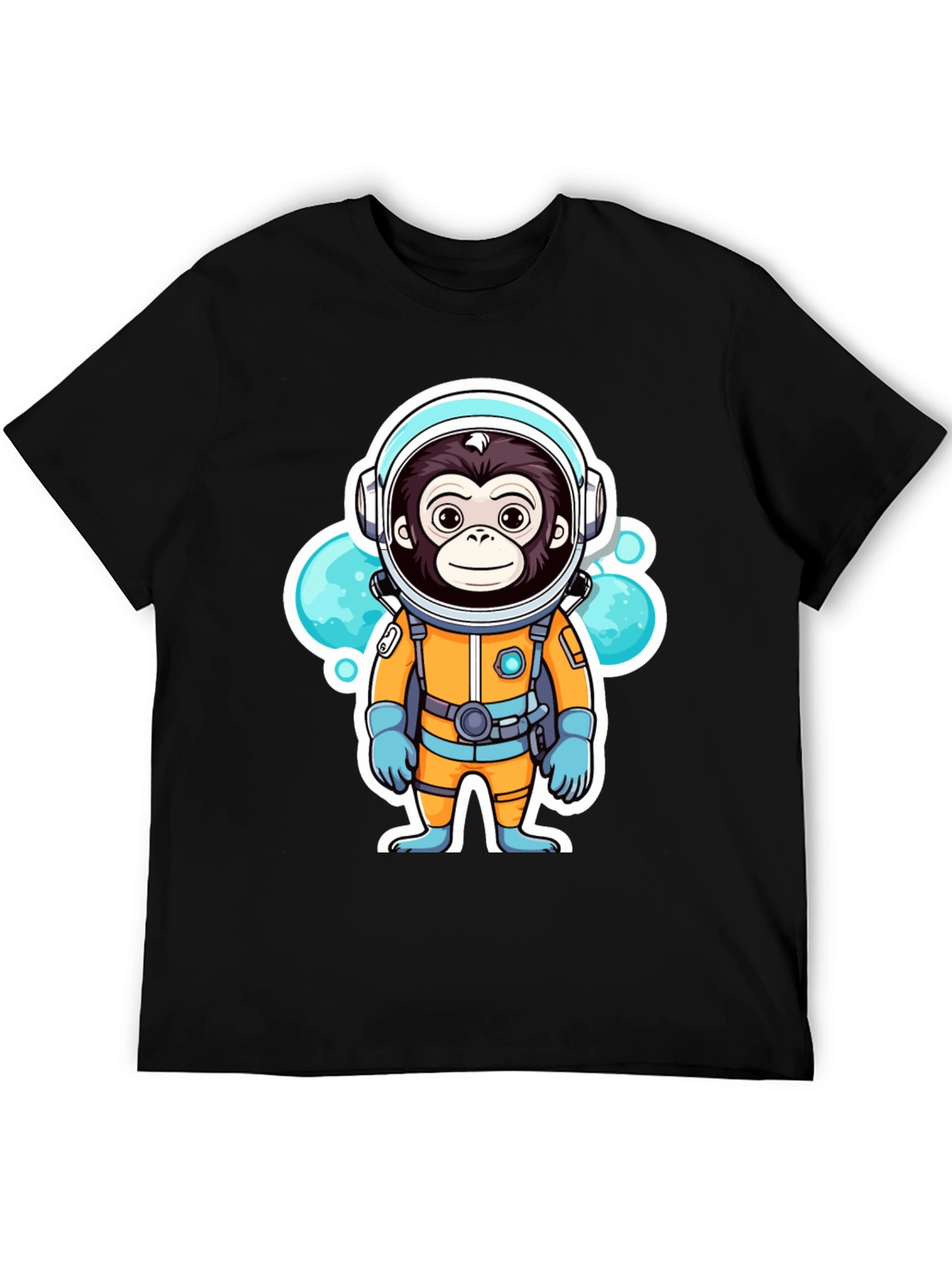 Monkey Astronaut T-Shirt - Space Adventure Graphic Tee