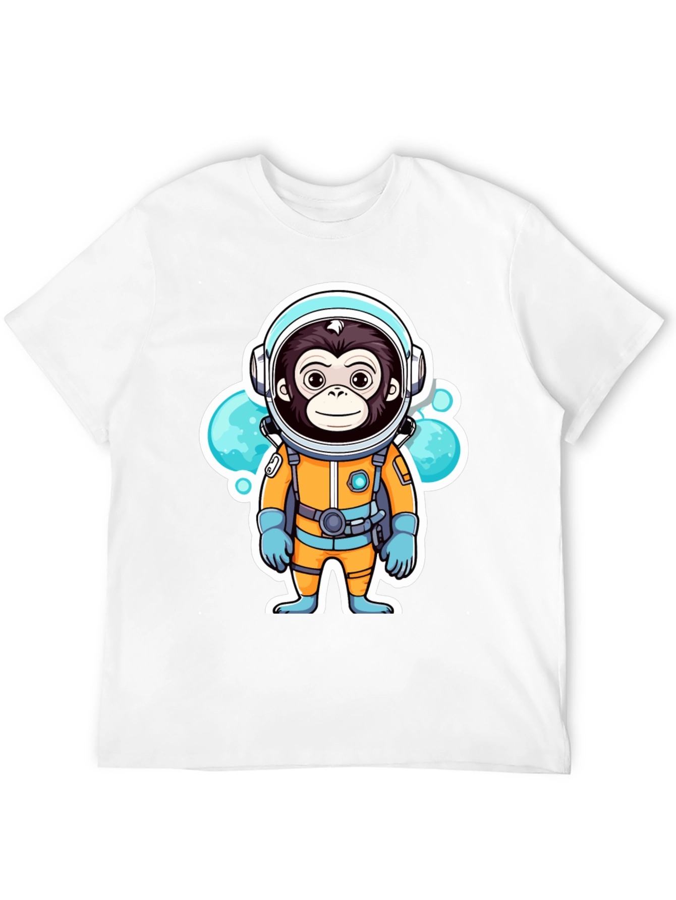 Monkey Astronaut T-Shirt - Space Adventure Graphic Tee