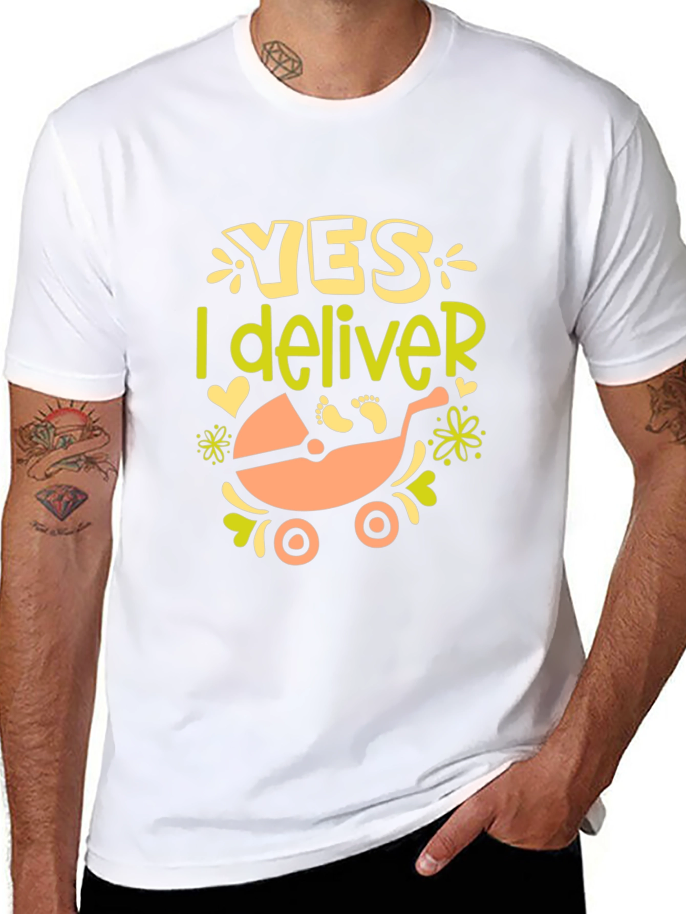 Yes I Deliver Graphic Tee