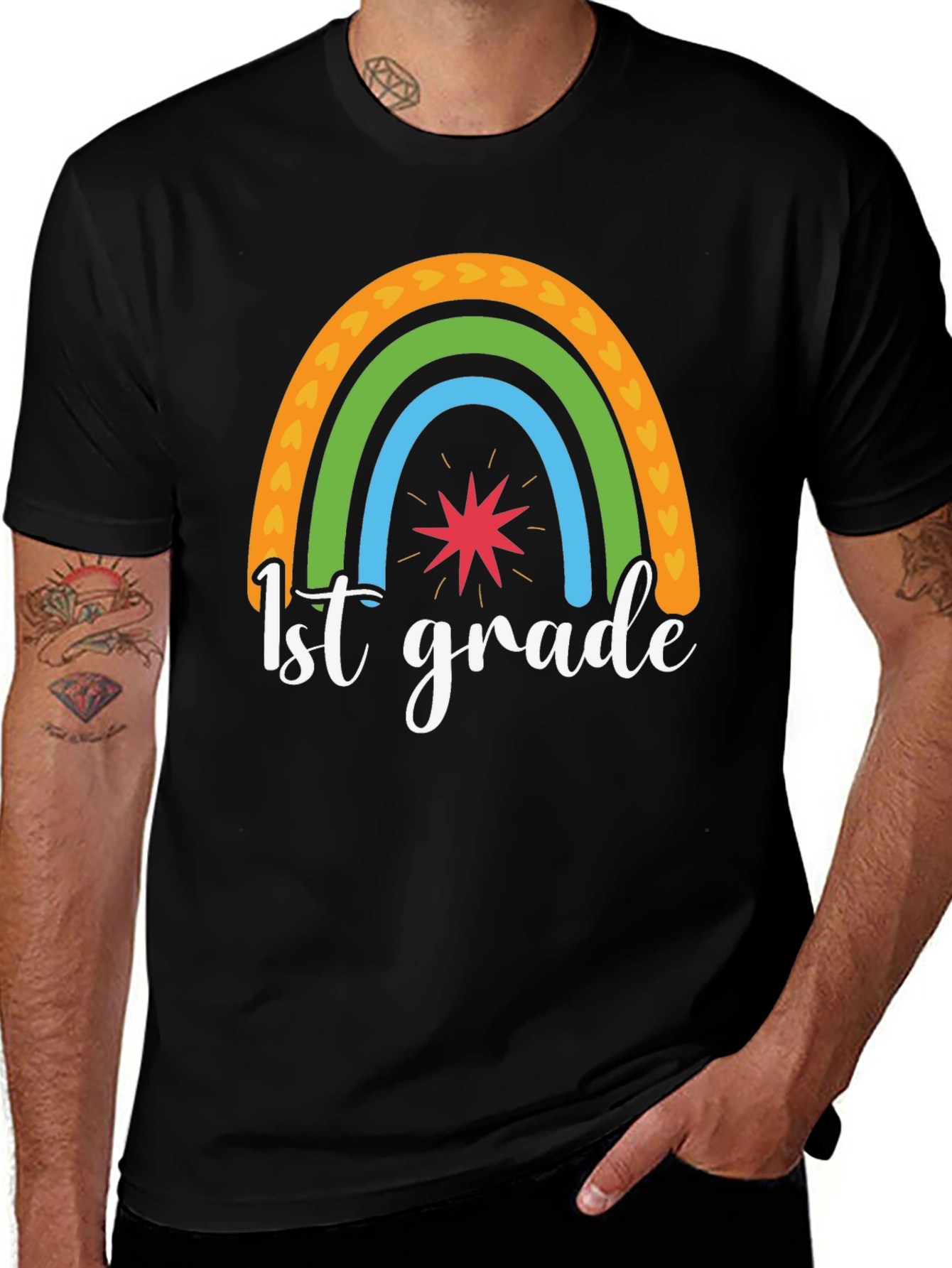 1st Grade Rainbow T-Shirt