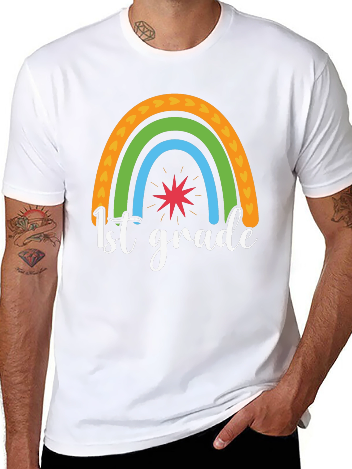 1st Grade Rainbow T-Shirt