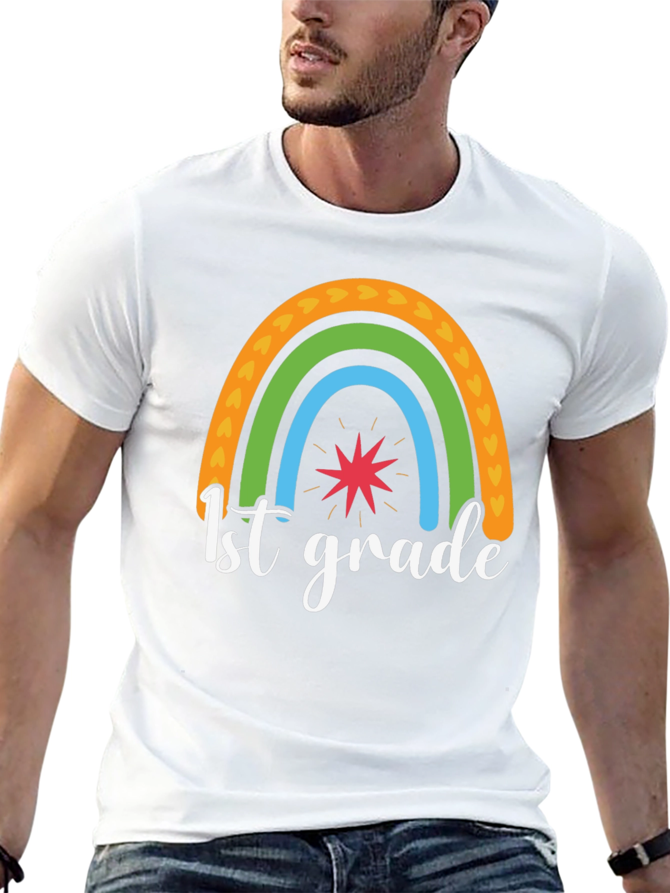 1st Grade Rainbow T-Shirt