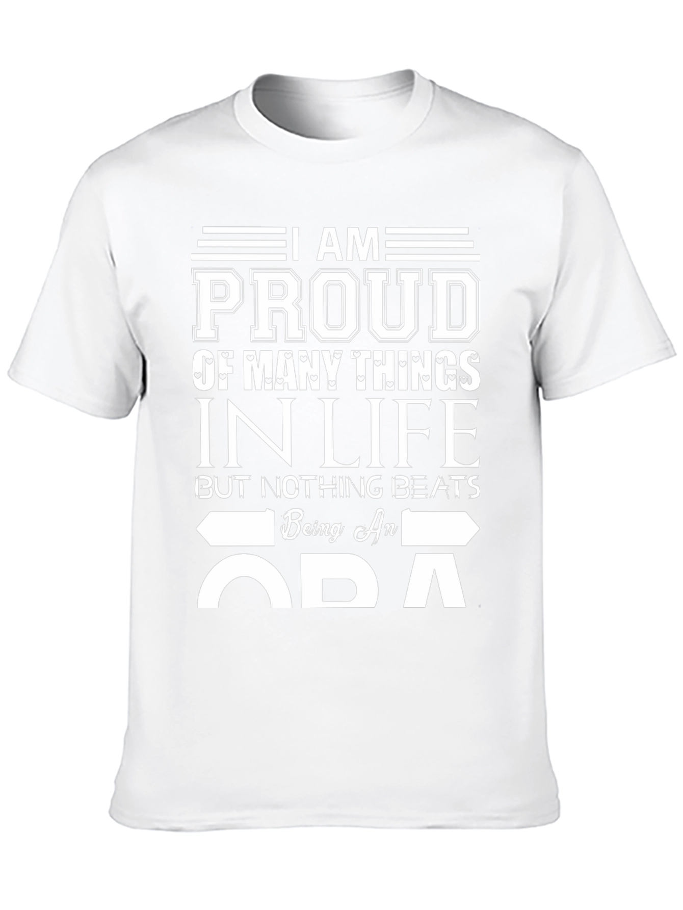 Proud ADA T-Shirt - Black Cotton Blend