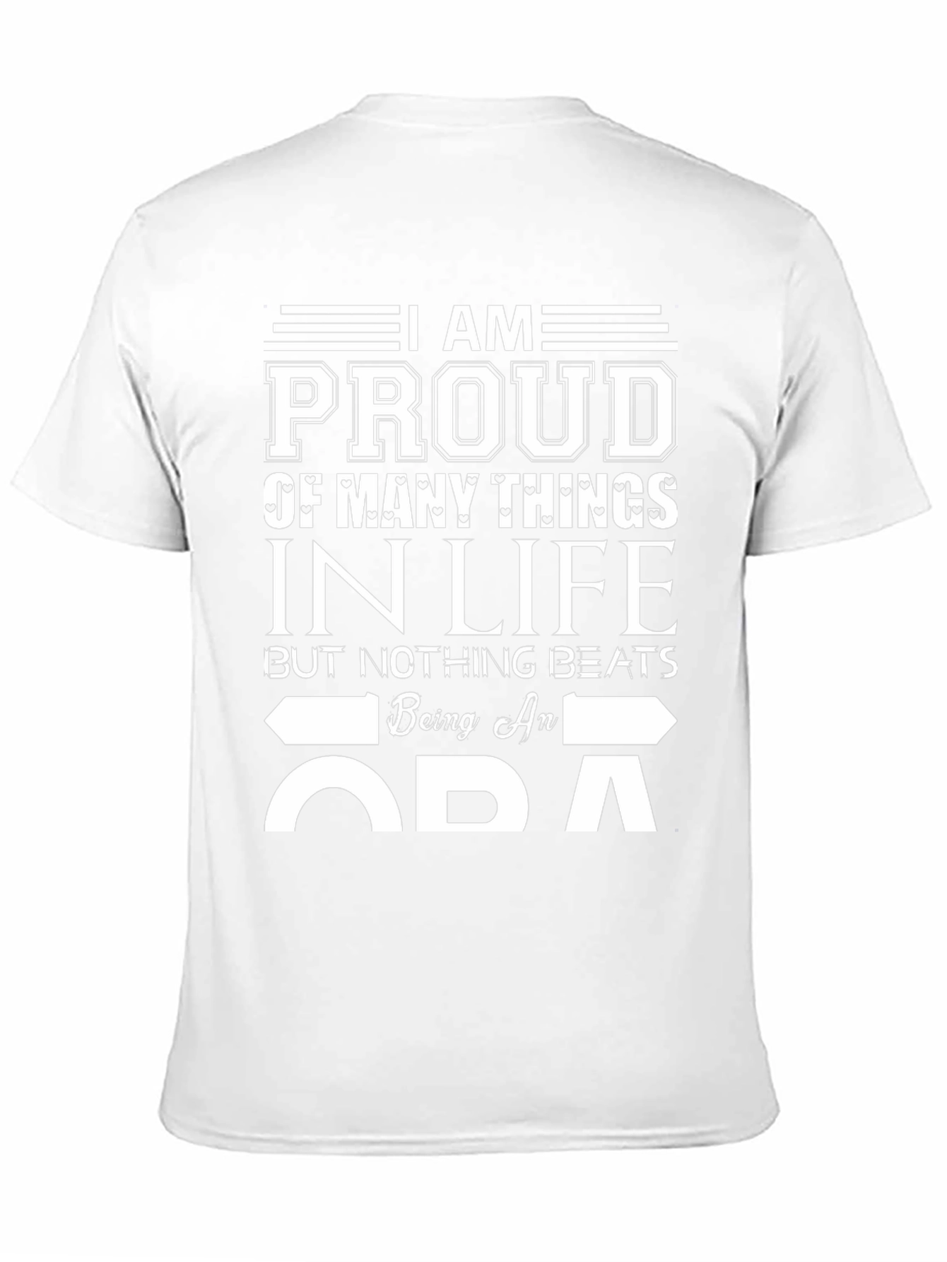Proud ADA T-Shirt - Black Cotton Blend