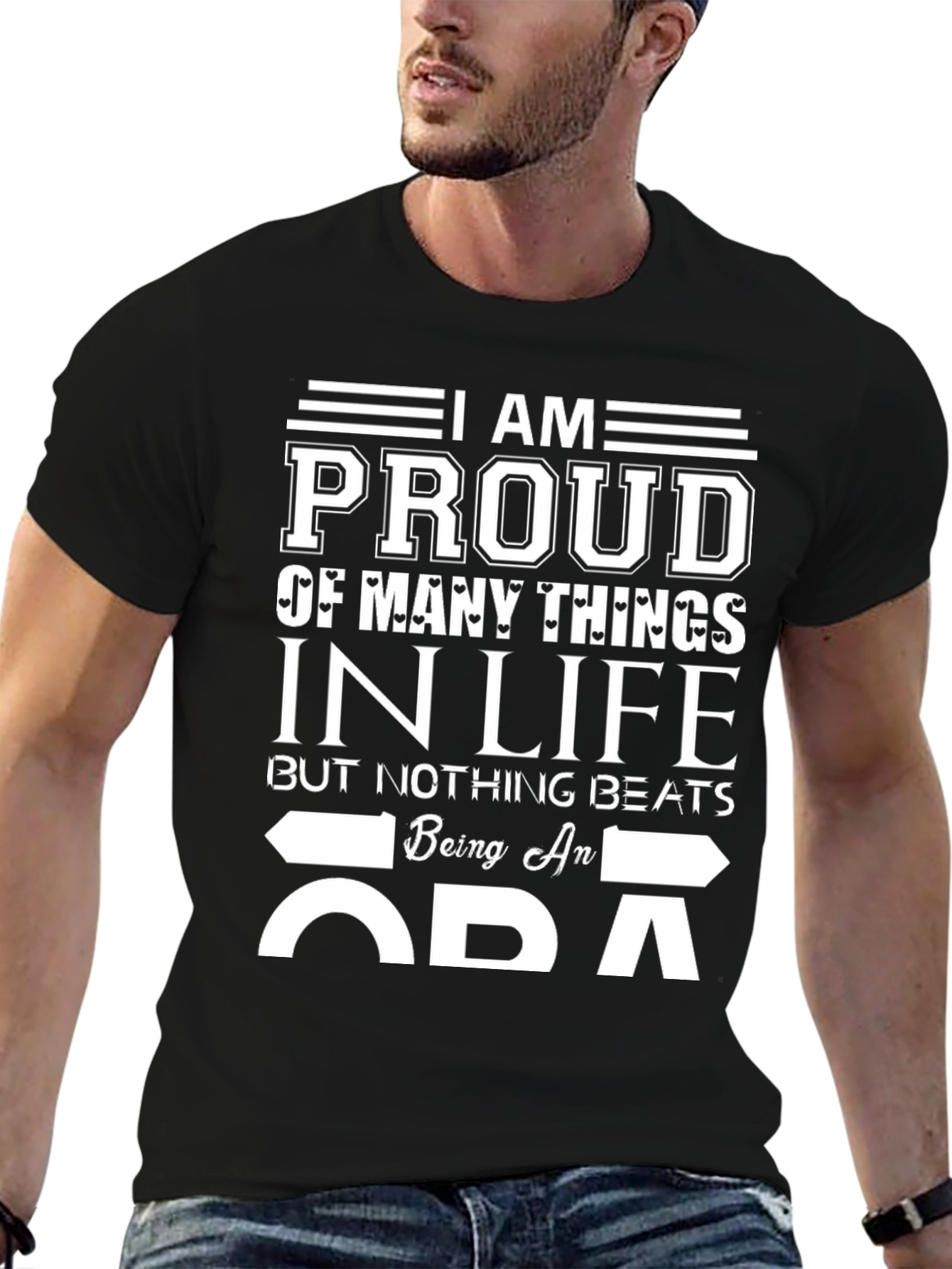Proud ADA T-Shirt - Black Cotton Blend