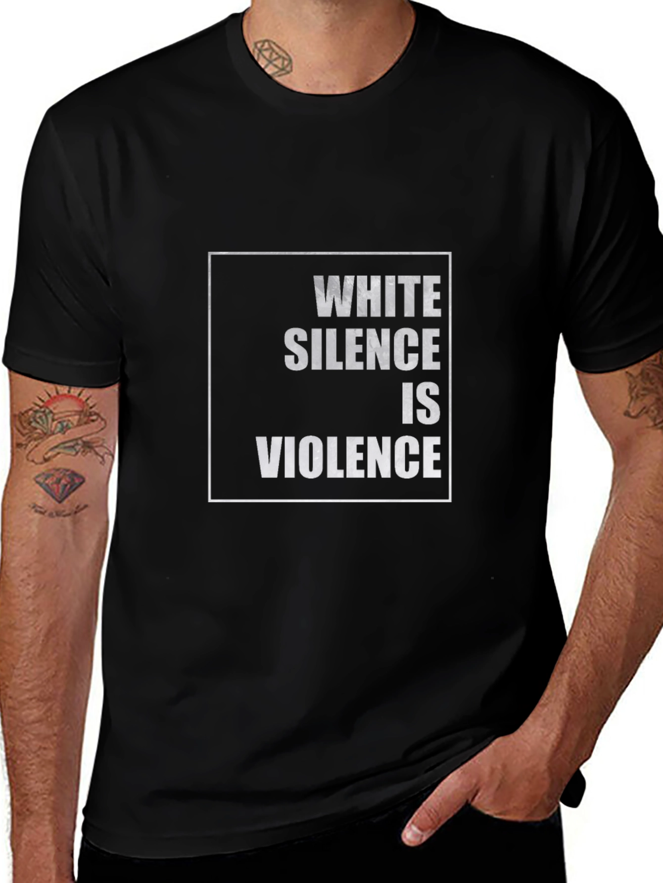 White Silence is Violence Graphic Tee
