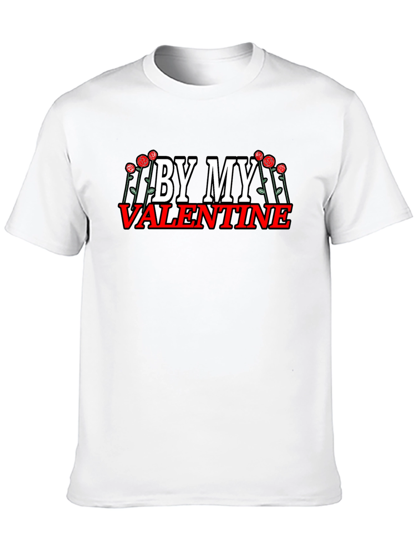 By My Valentine Graphic T-Shirt - Black
