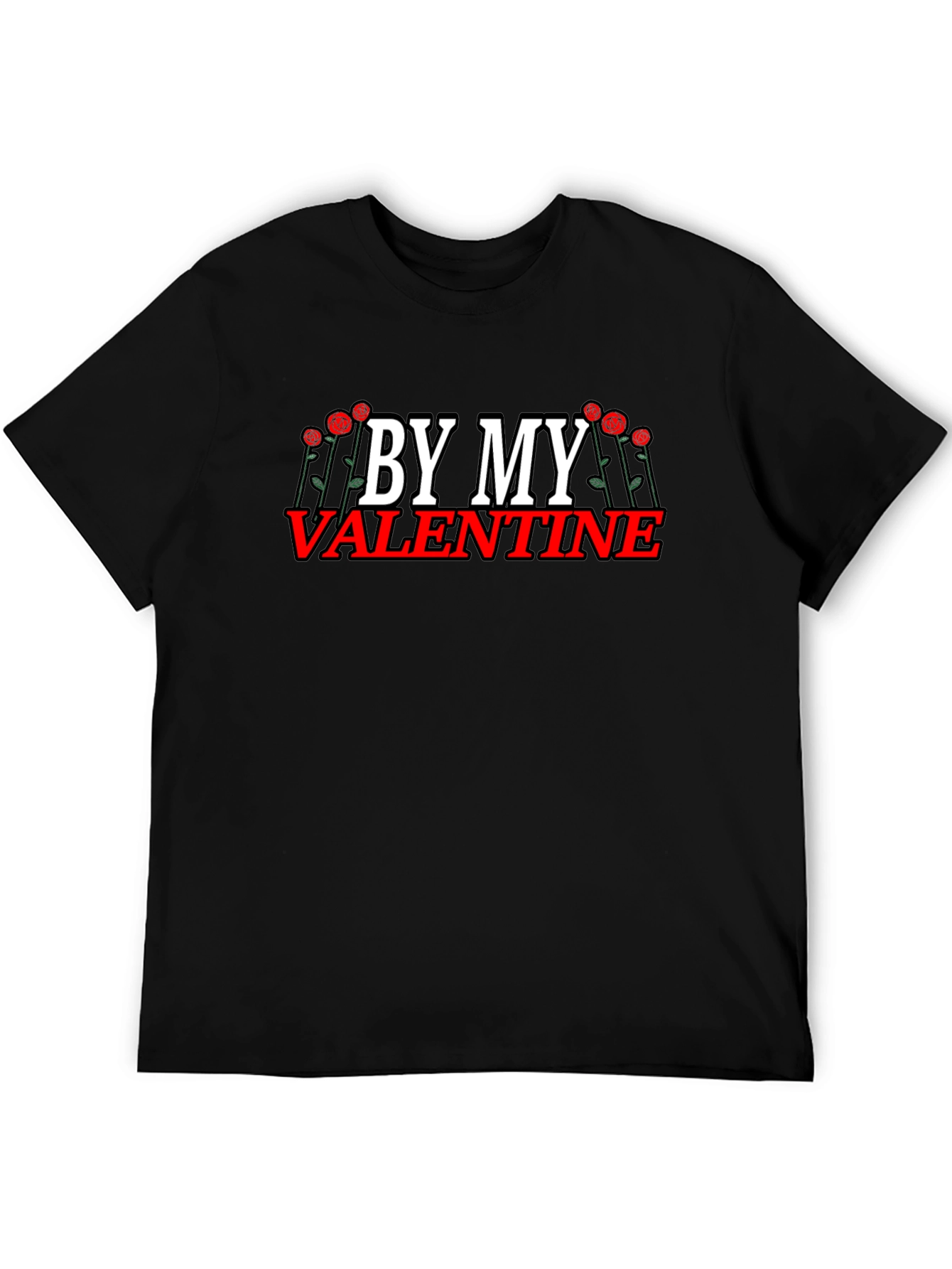 By My Valentine Graphic T-Shirt - Black