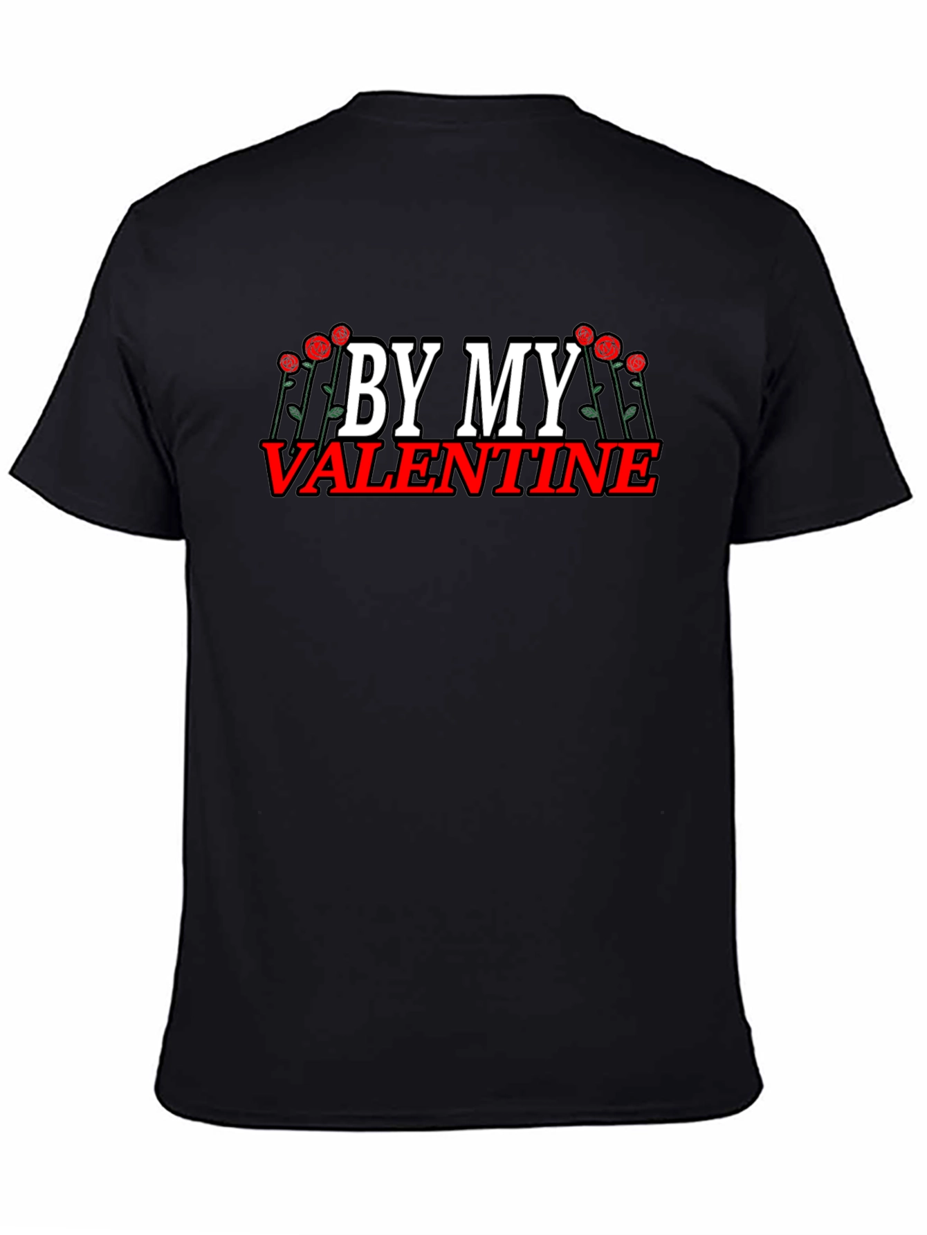 By My Valentine Graphic T-Shirt - Black
