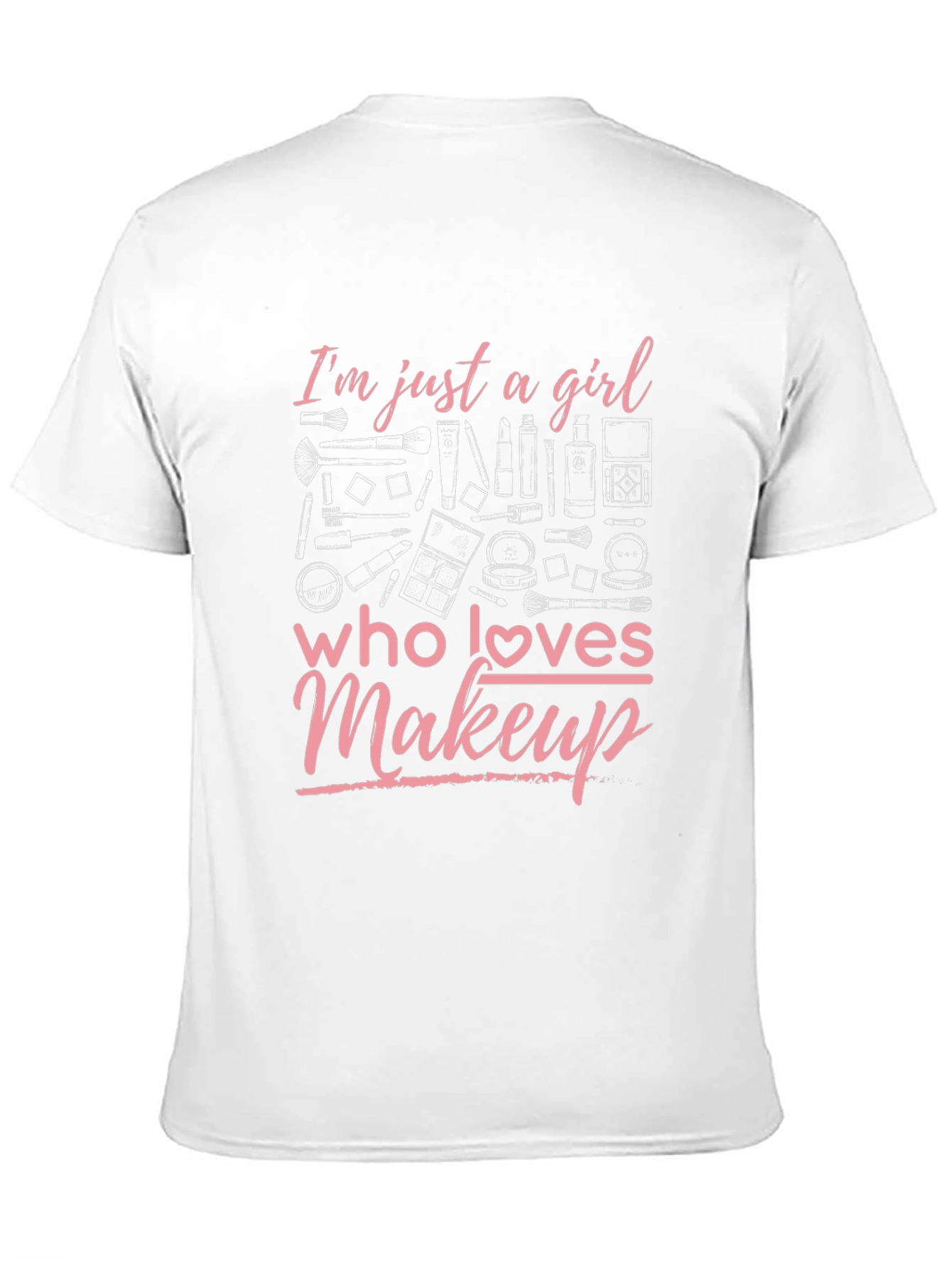 Makeup Lovers Tee - Girls Graphic T-Shirt