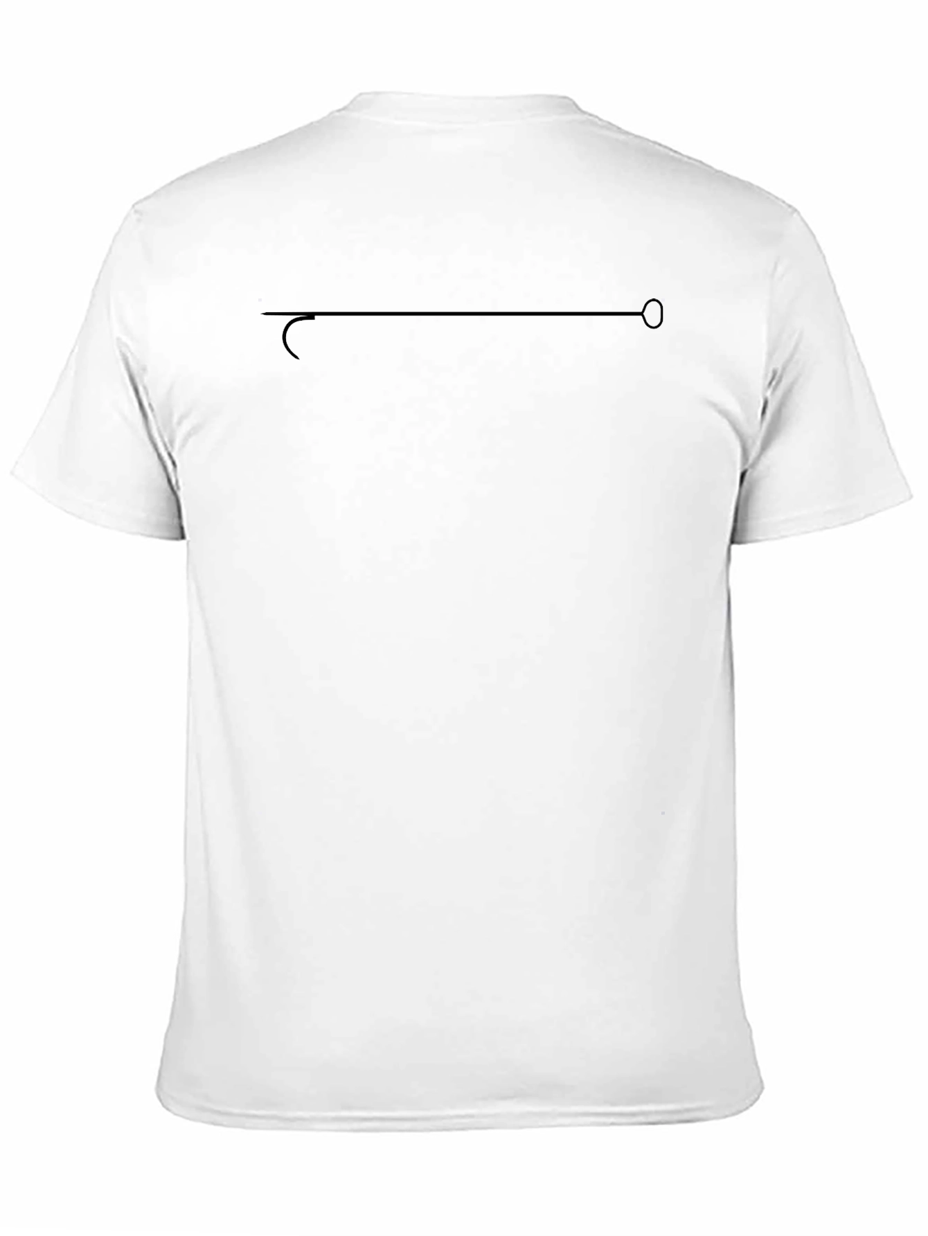 Minimalist Black T-Shirt - Simple Line Design