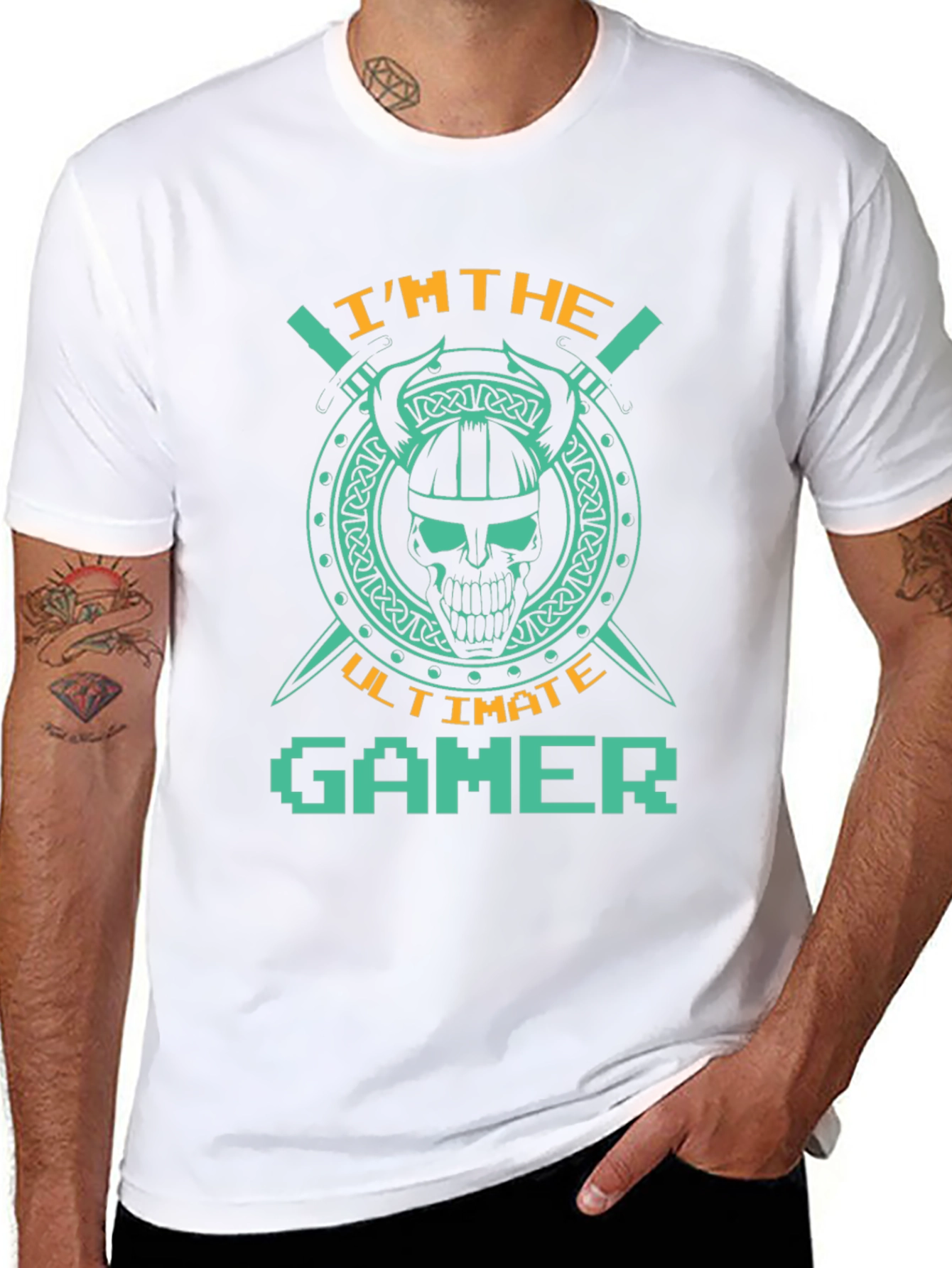 Ultimate Gamer Viking Graphic T-Shirt