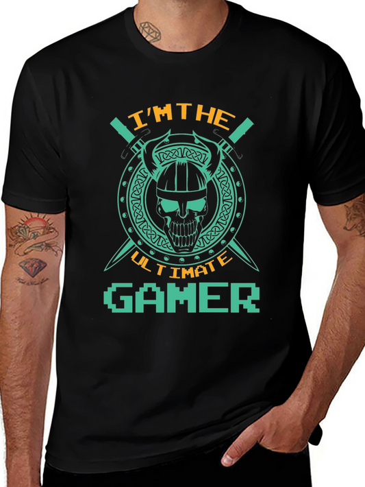 Ultimate Gamer Viking Graphic T-Shirt
