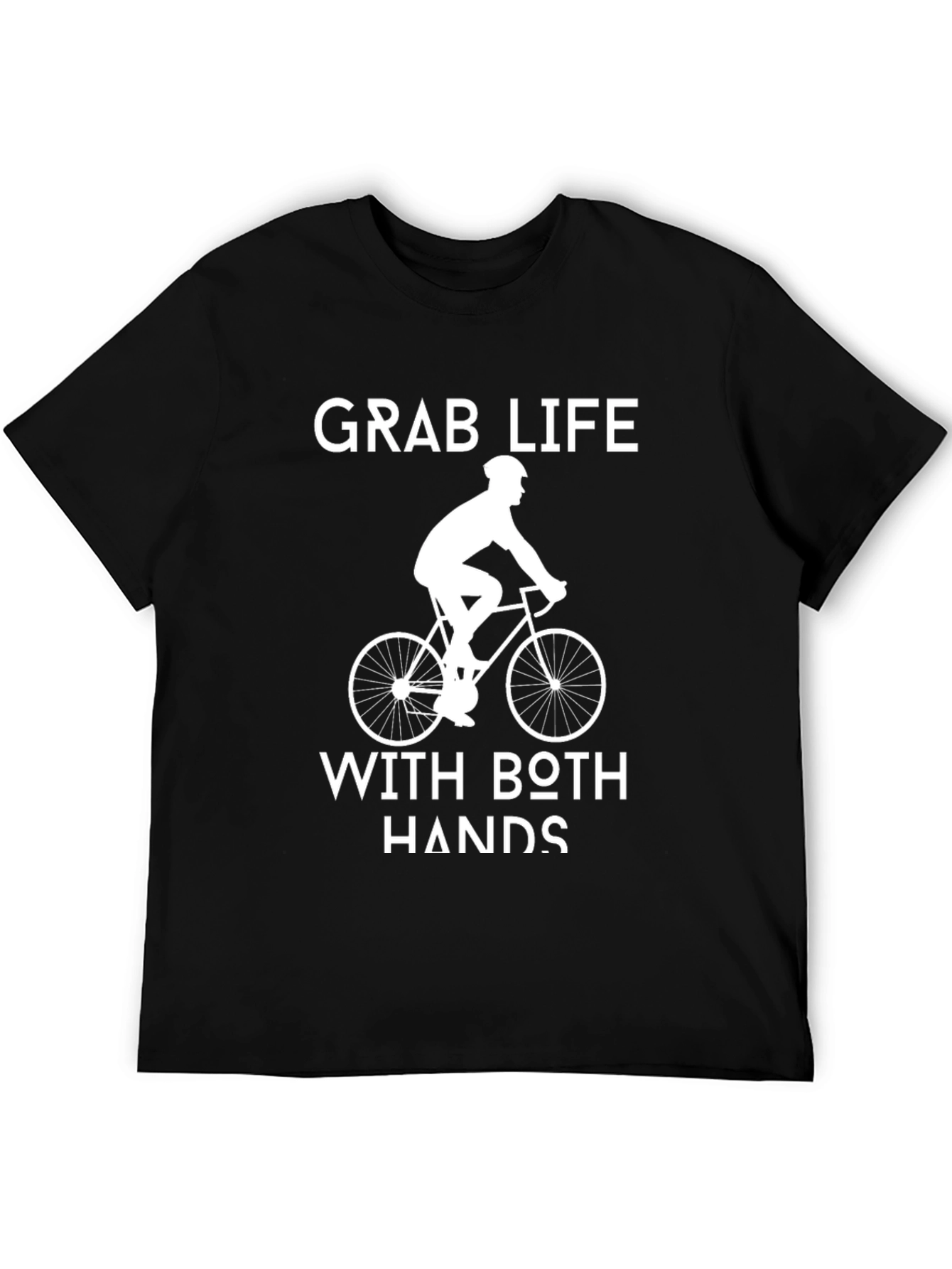 Grab Life Cycling T-Shirt - Ride with Both Hands!