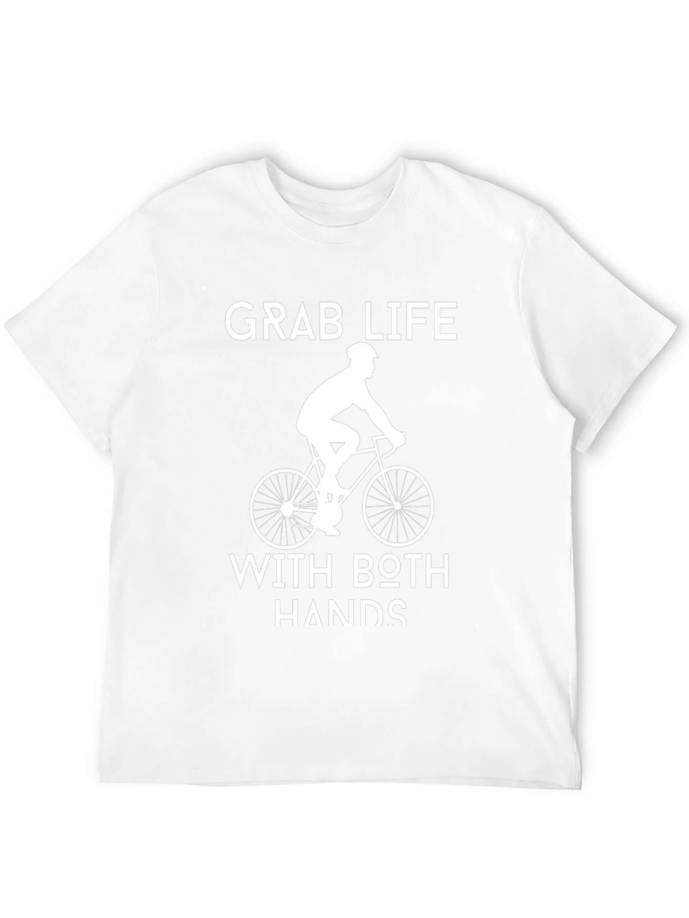 Grab Life Cycling T-Shirt - Ride with Both Hands!
