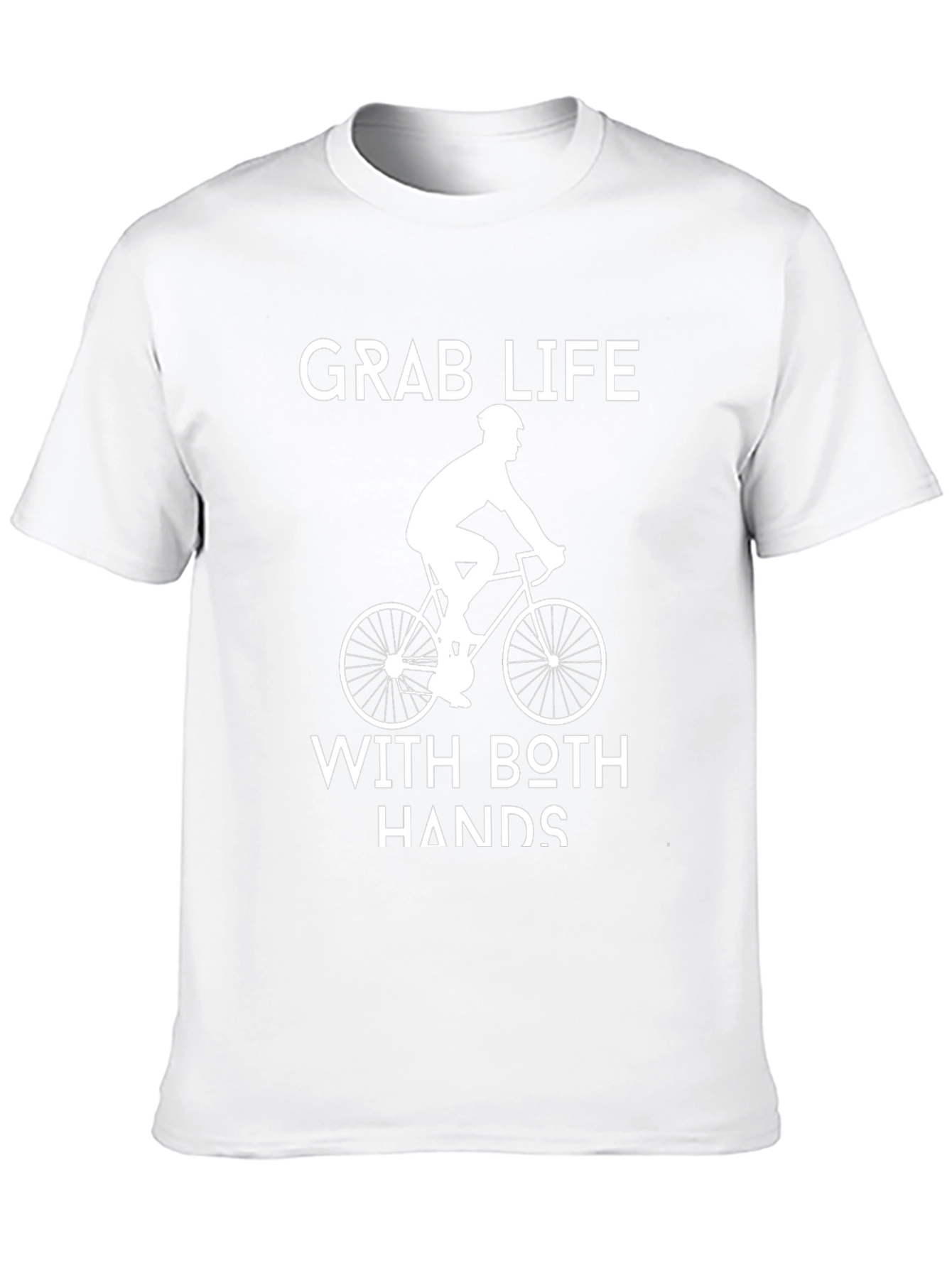 Grab Life Cycling T-Shirt - Ride with Both Hands!