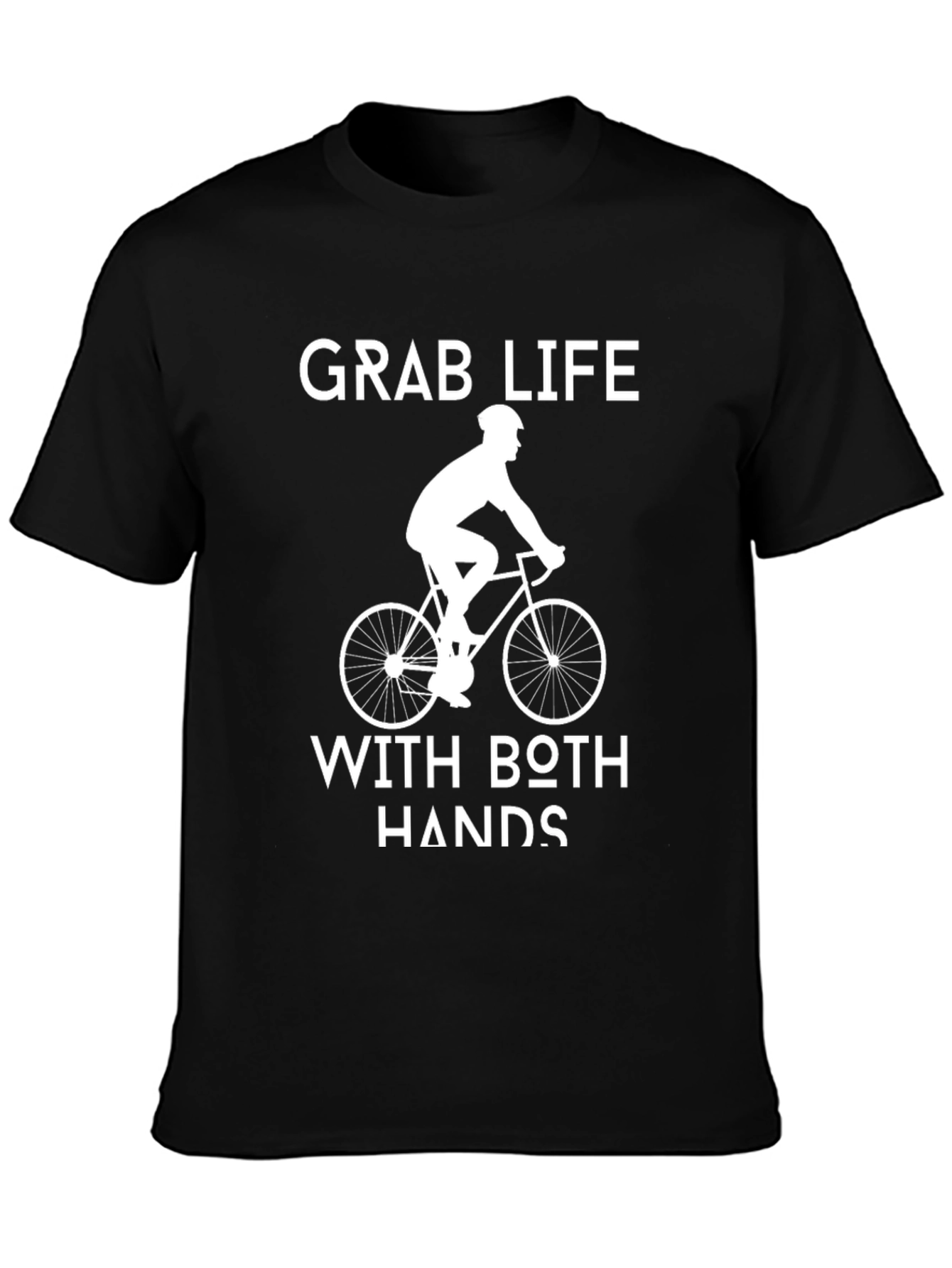Grab Life Cycling T-Shirt - Ride with Both Hands!