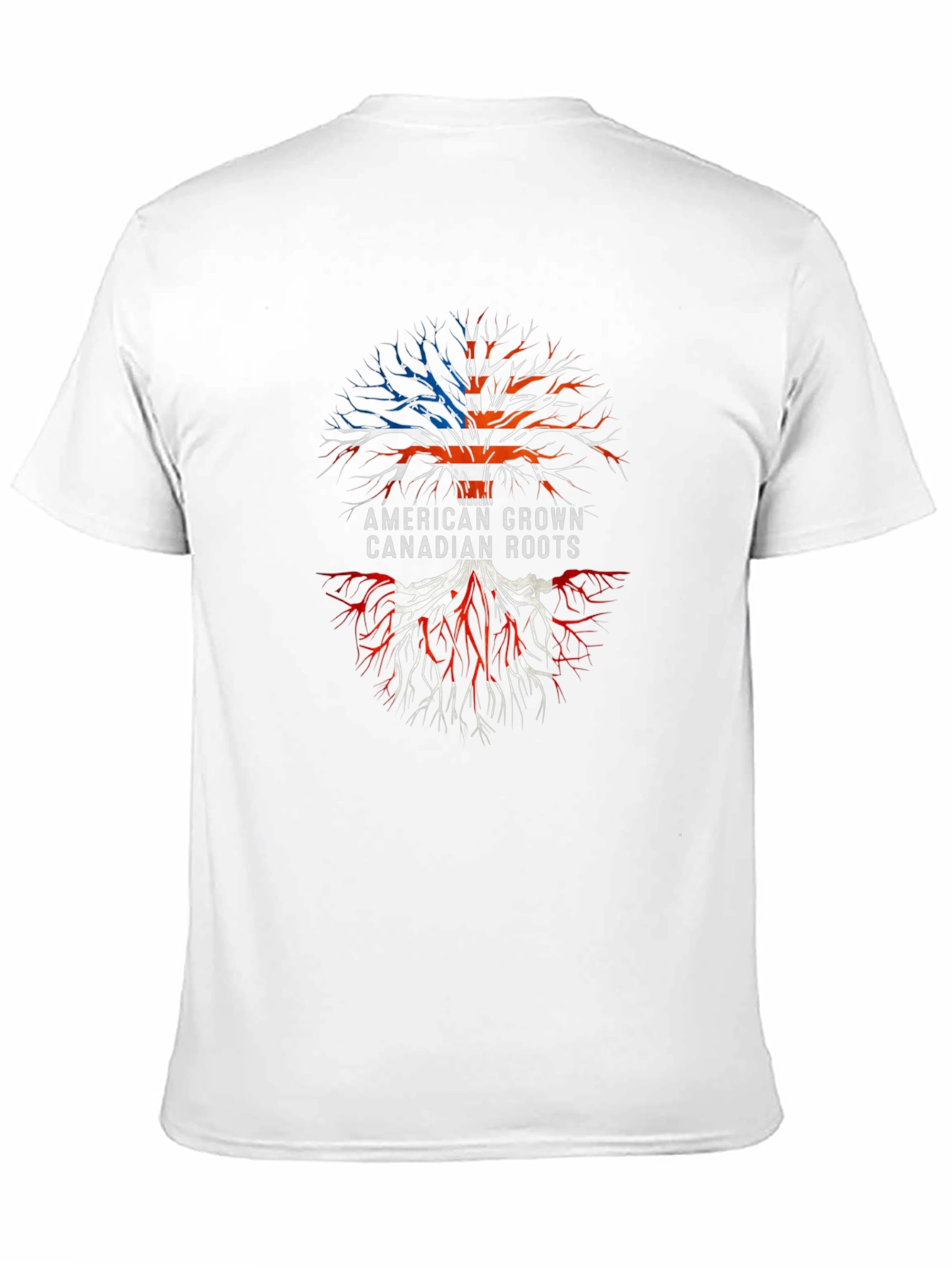 American Grown Canadian Roots Graphic T-Shirt