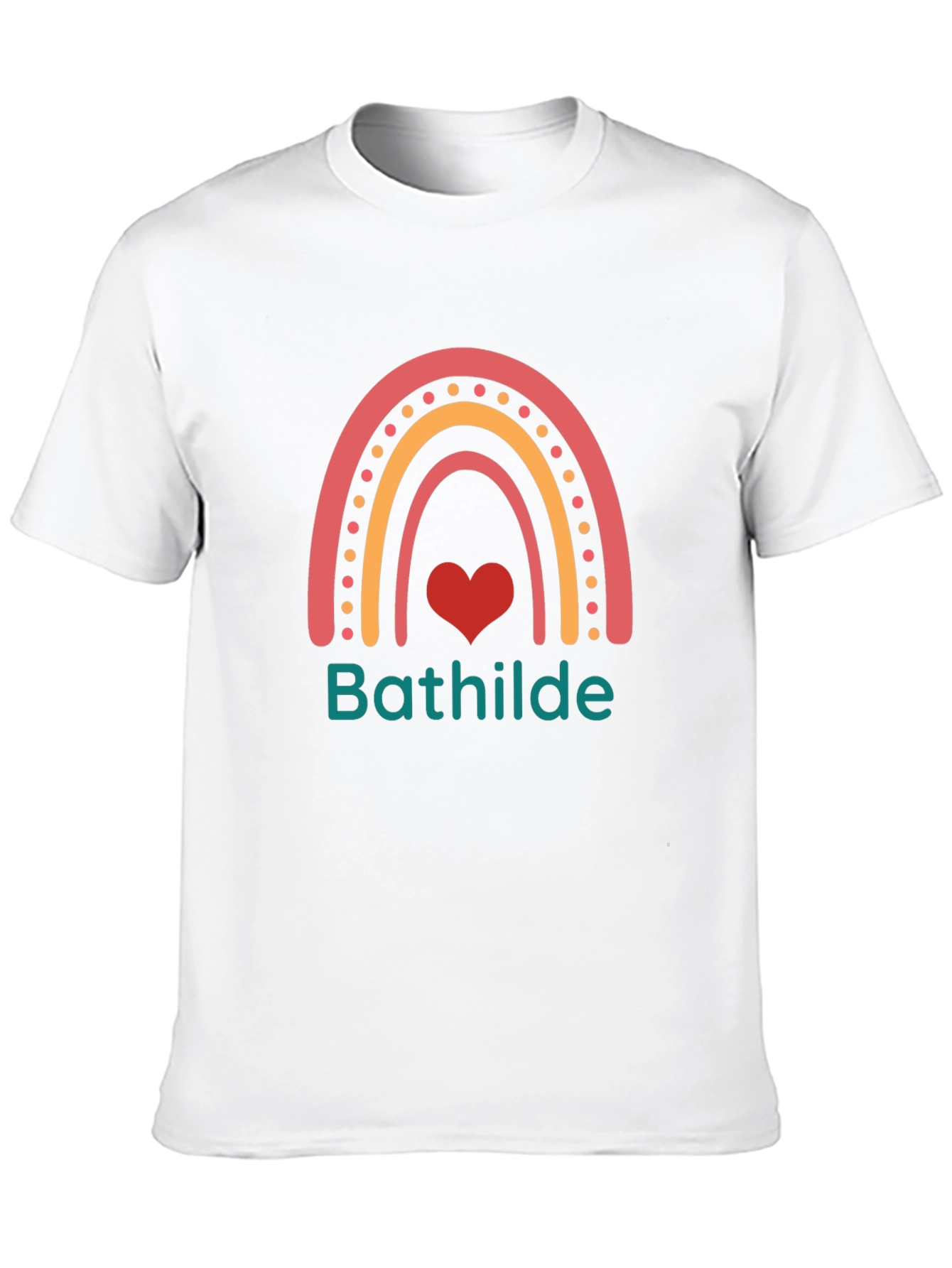 Rainbow Heart T-Shirt - Bathilde