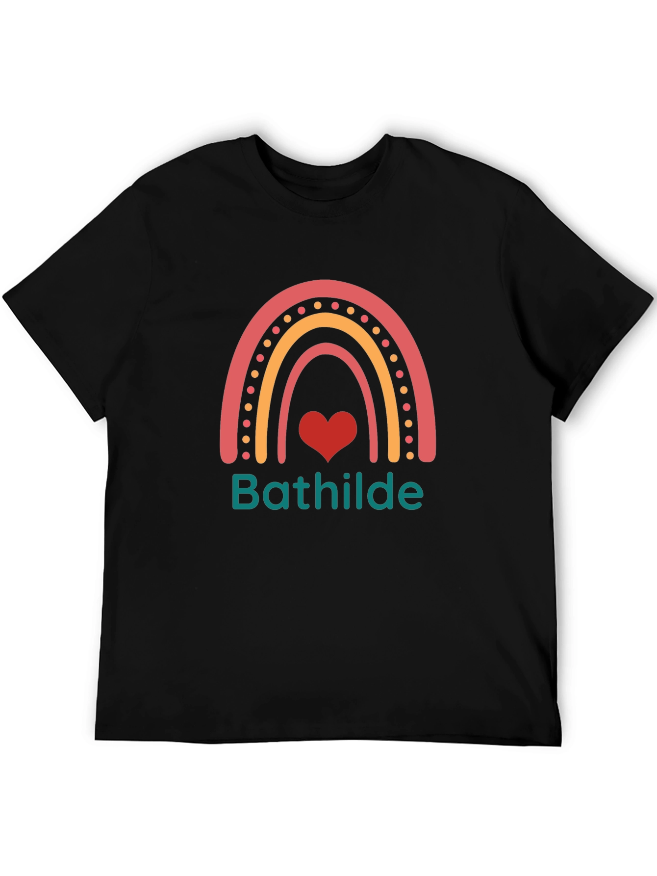 Rainbow Heart T-Shirt - Bathilde