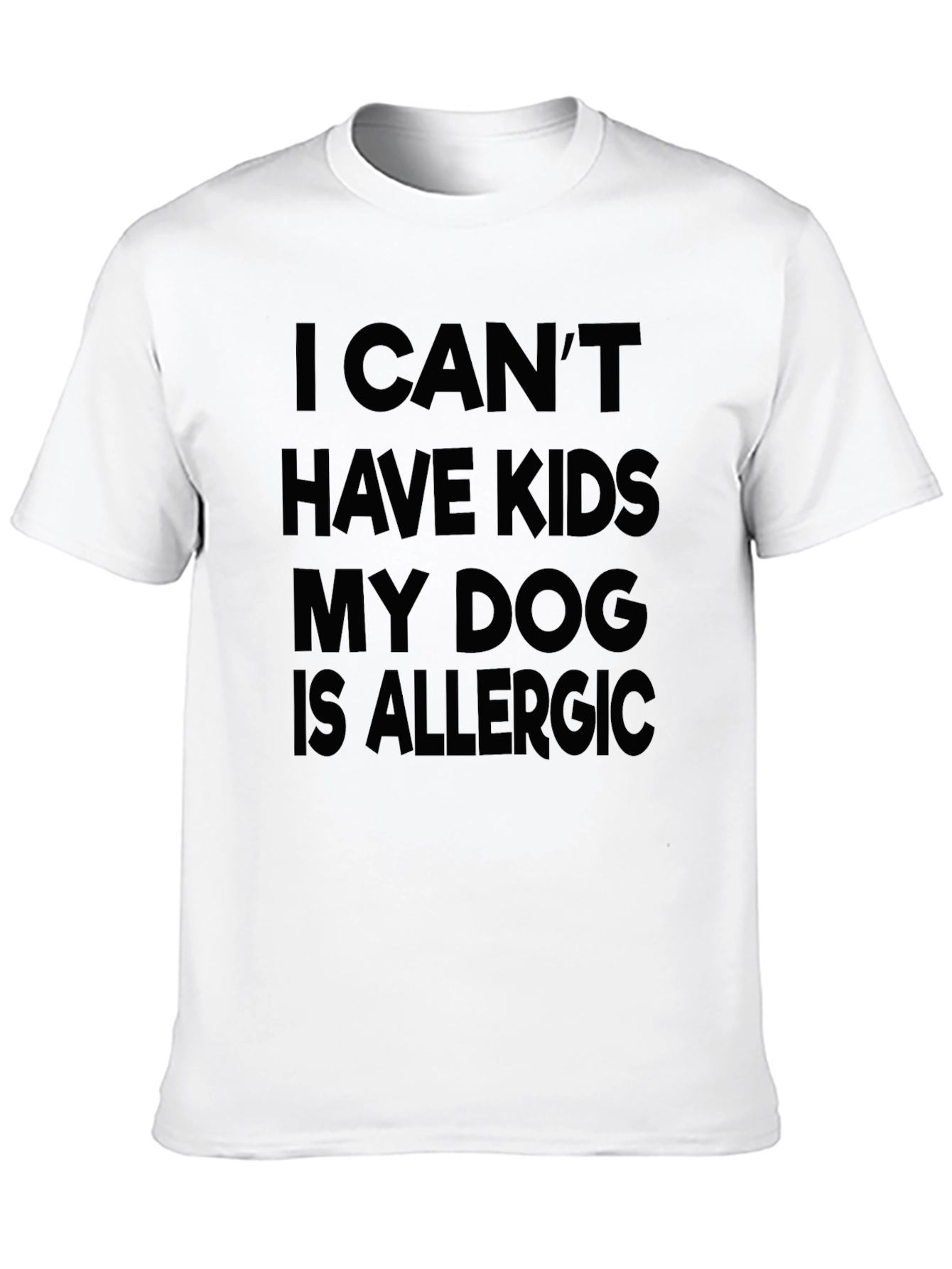 Funny Dog Allergies T-Shirt - Adult Humor Tee