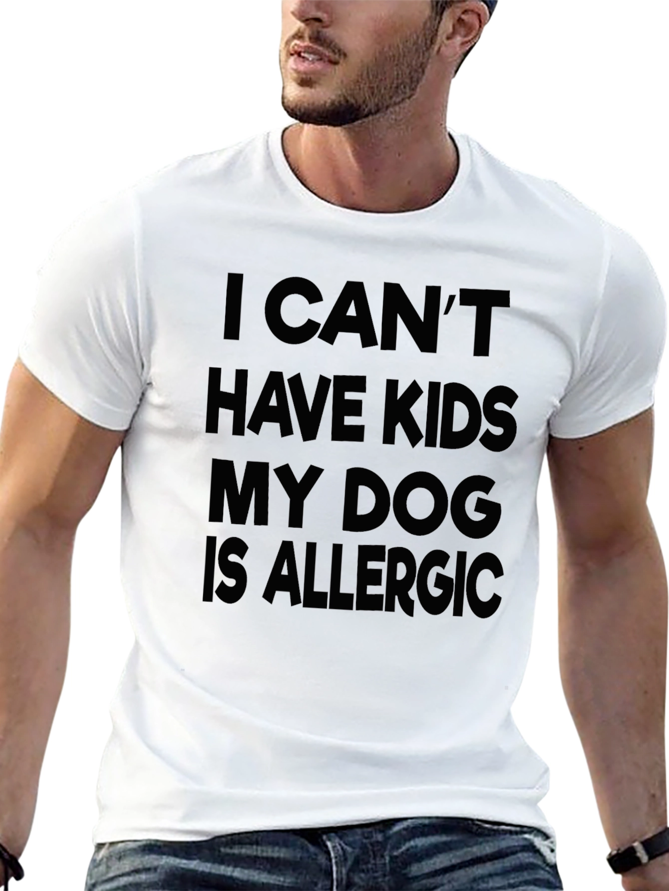 Funny Dog Allergies T-Shirt - Adult Humor Tee