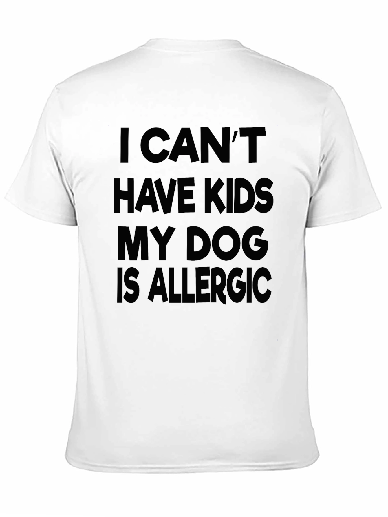 Funny Dog Allergies T-Shirt - Adult Humor Tee