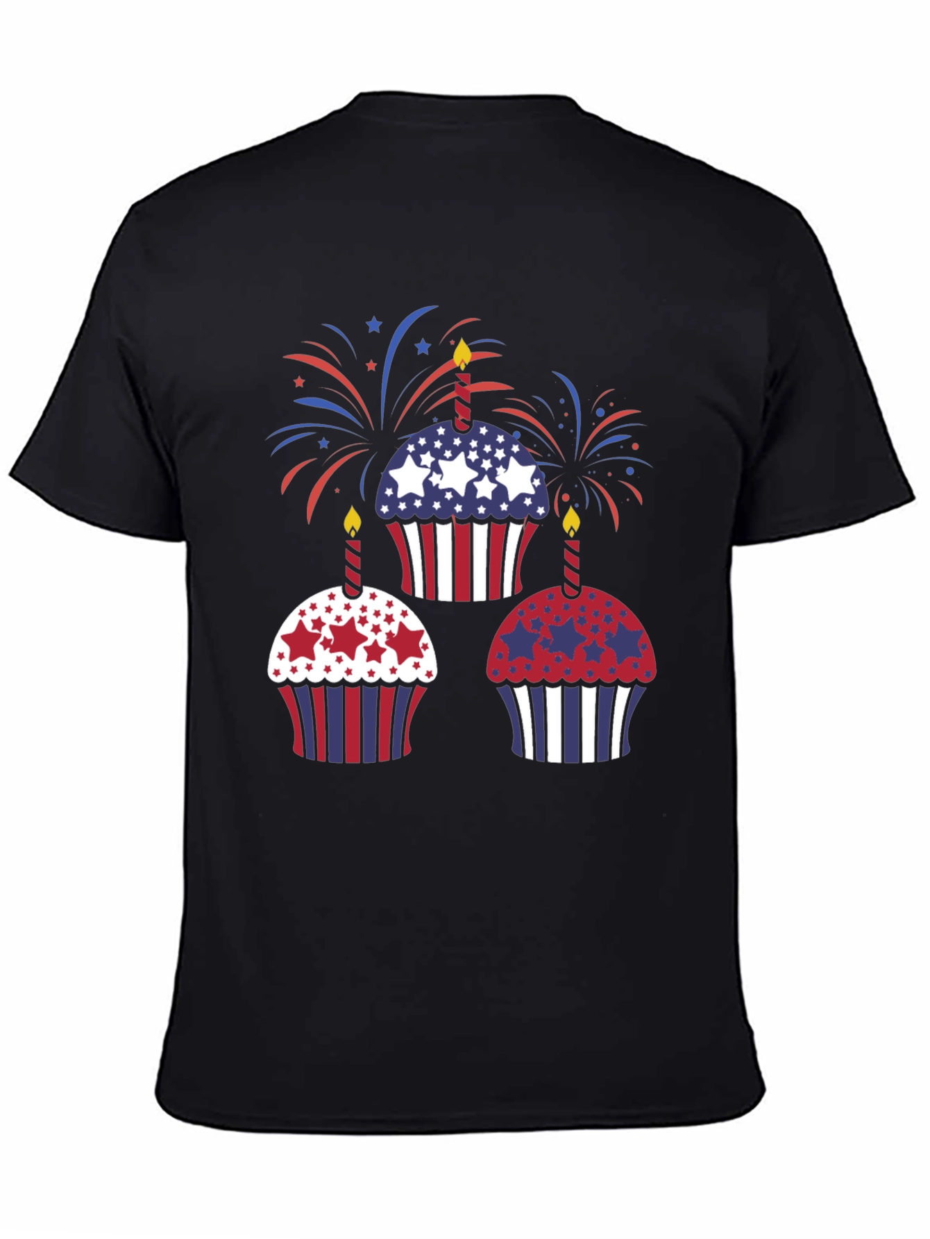 Patriotic Cupcake Graphic Tee
