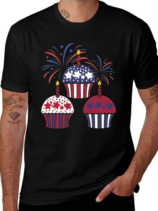 Patriotic Cupcake Graphic Tee