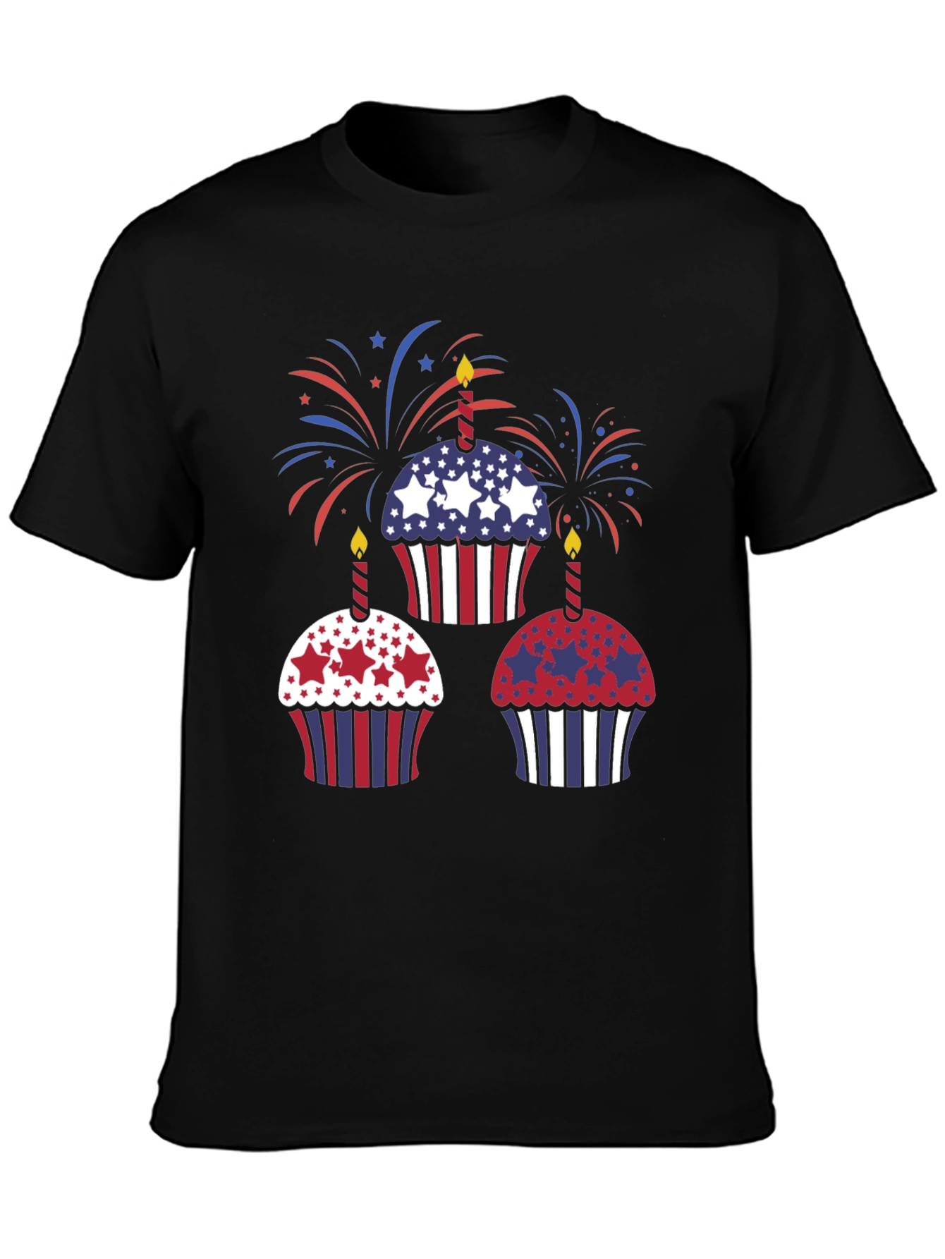 Patriotic Cupcake Graphic Tee