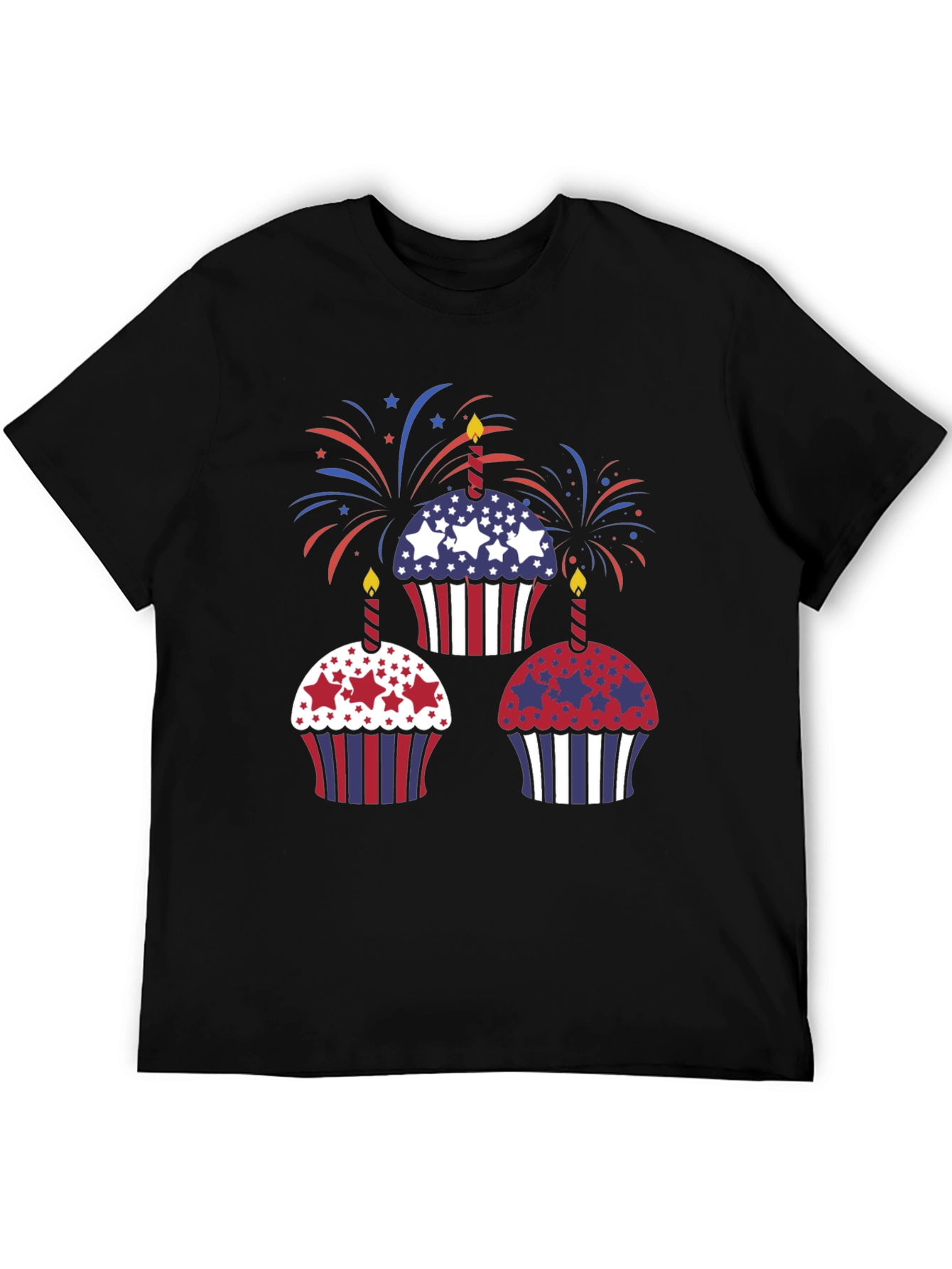 Patriotic Cupcake Graphic Tee
