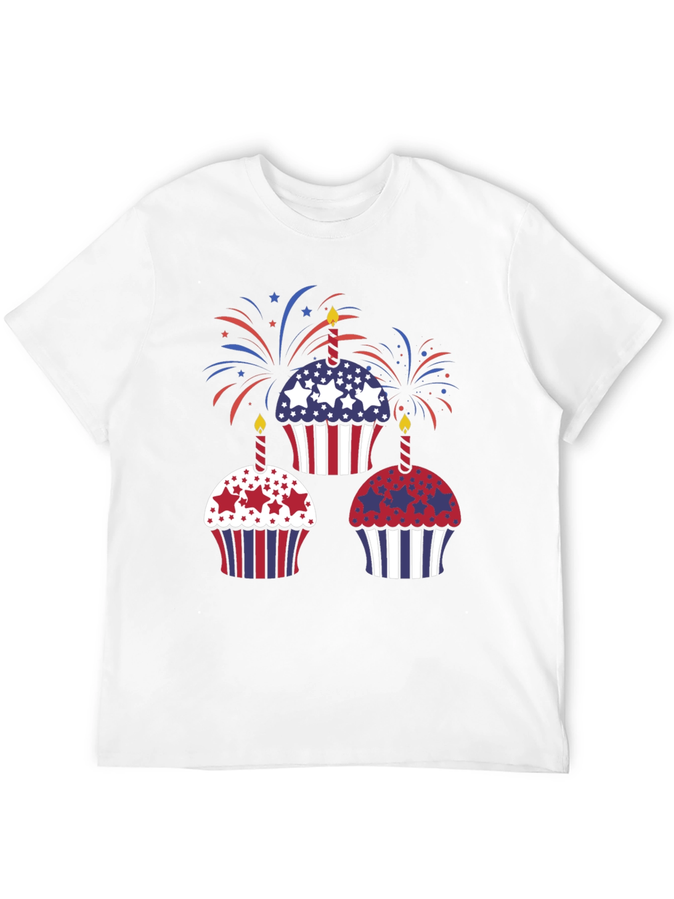 Patriotic Cupcake Graphic Tee
